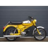 Puch VZ50 moped. 49cc. 1975. Frame No. 6141.896 Engine No. 6141.896 Runs and rides. Needs light