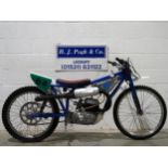 Antig Bultaco grass track bike. 250cc. Frame No. 75336 Engine No. TM21800030 Last ridden in March