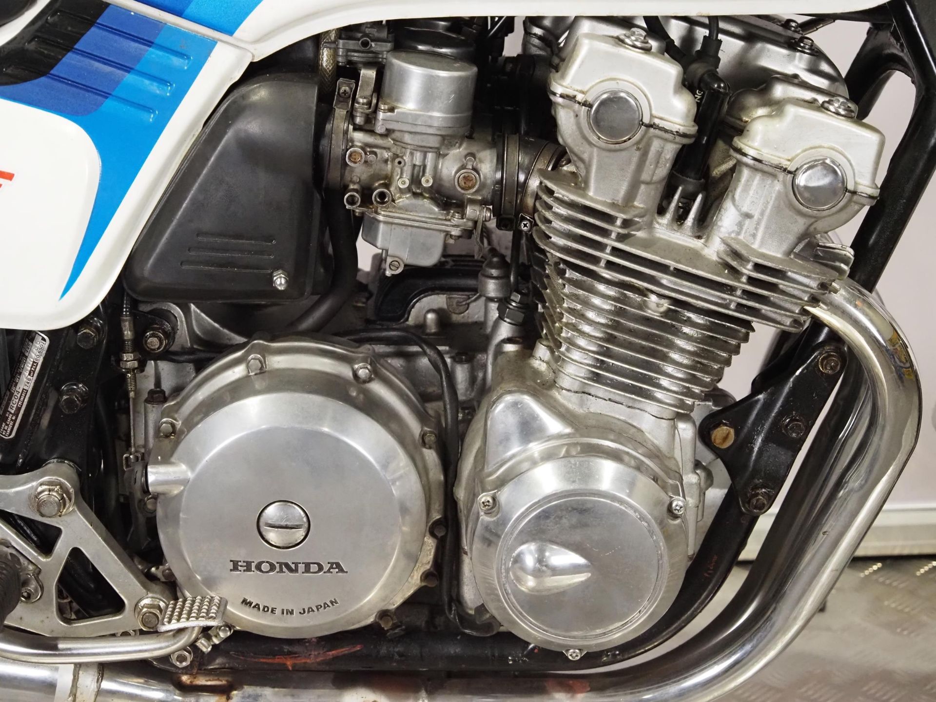 Honda 750F motorcycle. 1985. 749cc. Frame No. RC042400785 Engine No. RC04E2401381 Engine turns - Image 4 of 6