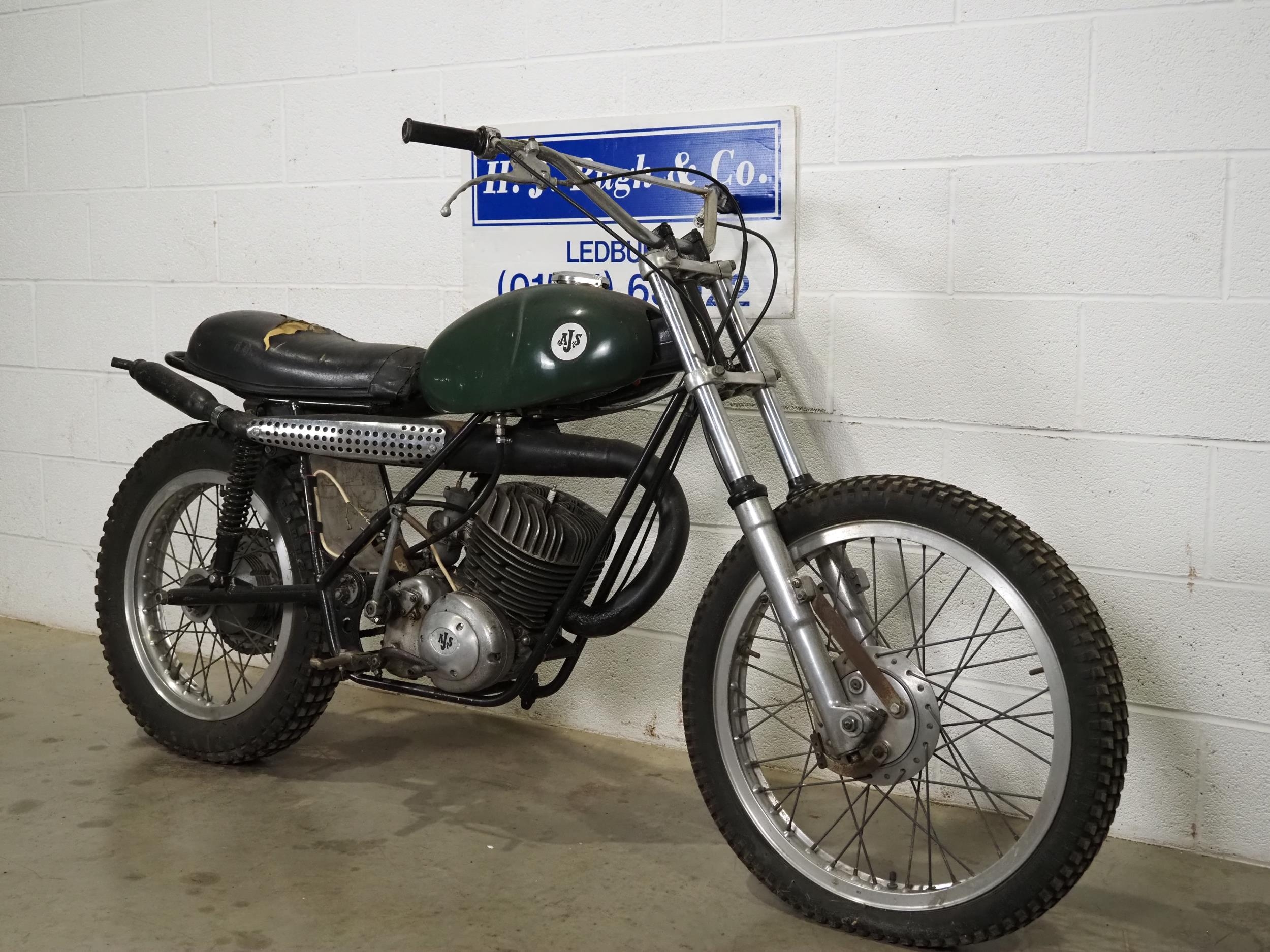 AJS Stormer motorcycle project. 250cc Engine No. 250402A3352 Non runner. Engine turns over. No Docs - Image 2 of 6