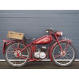 James Comet motorcycle. 1952. Frame No. J3/20470 Engine No. 797/33971 Runs and rides. Needs light