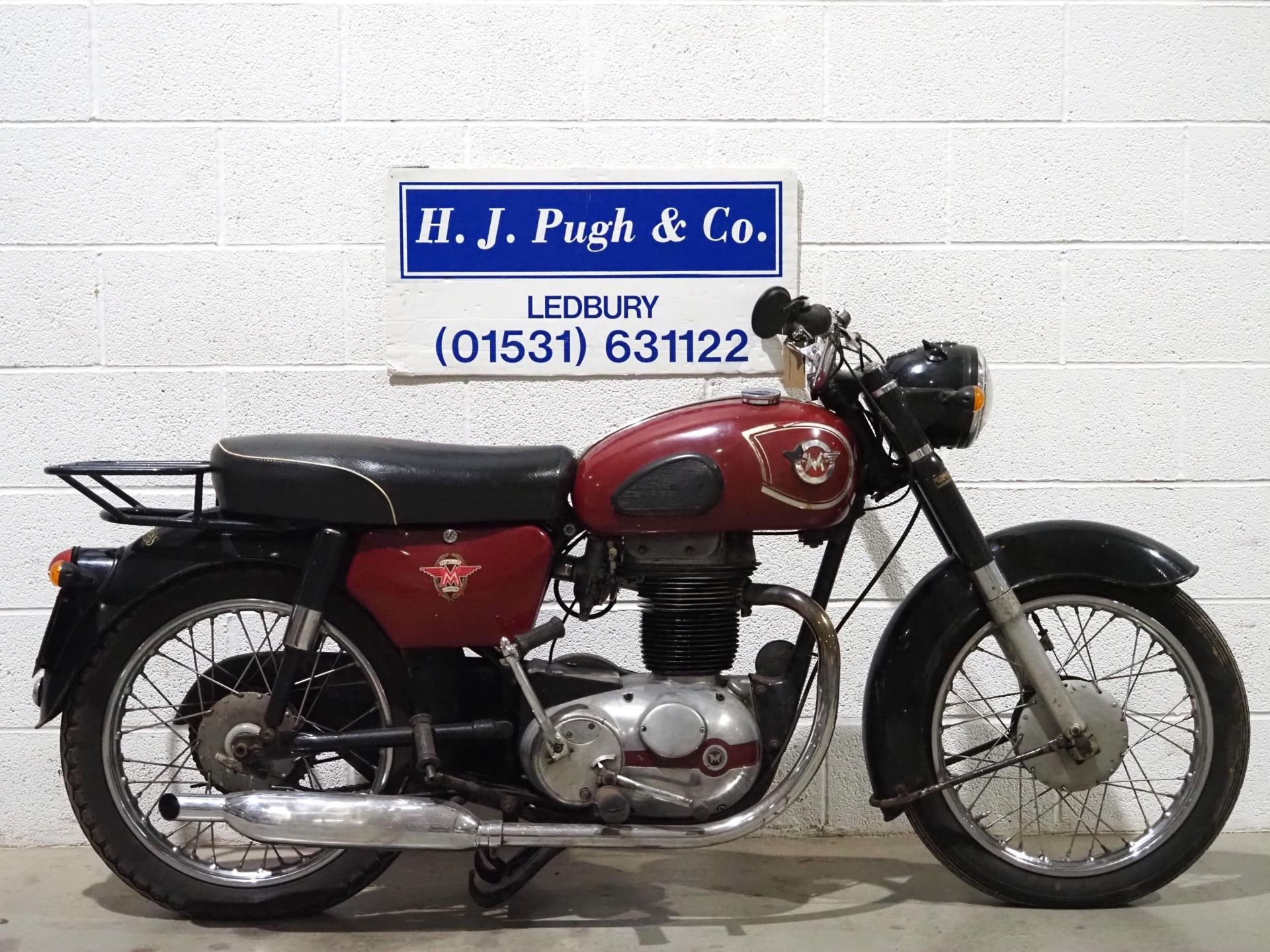 Matchless G5 Lightweight motorcycle. 1962. 348cc. Frame No. 12026 Engine No. 61/G52670 Engine