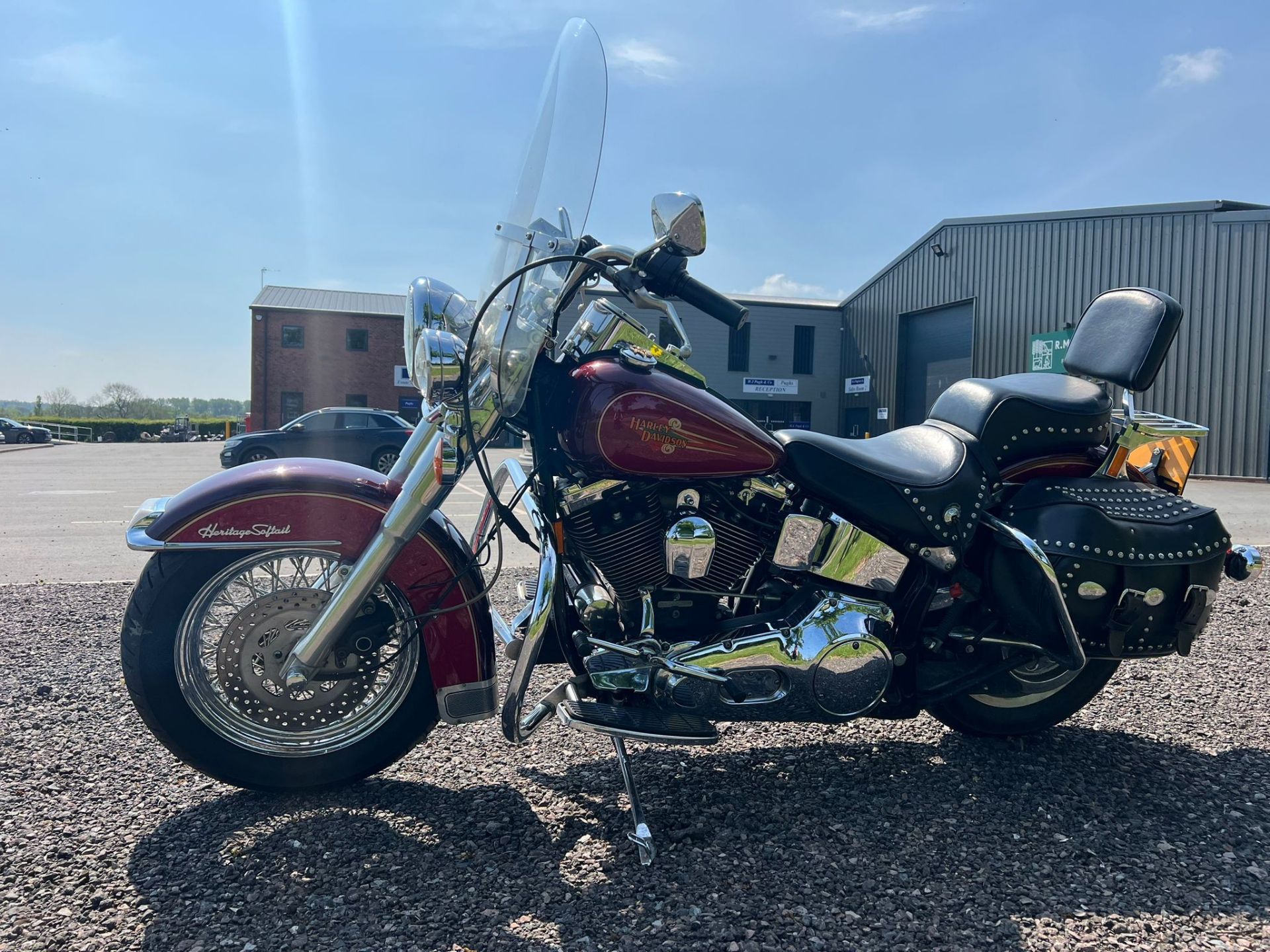 Harley Davidson FLSTC Heritage Softail motorcycle. 1995. 1340cc. Runs and rides well, ridden to - Image 4 of 11