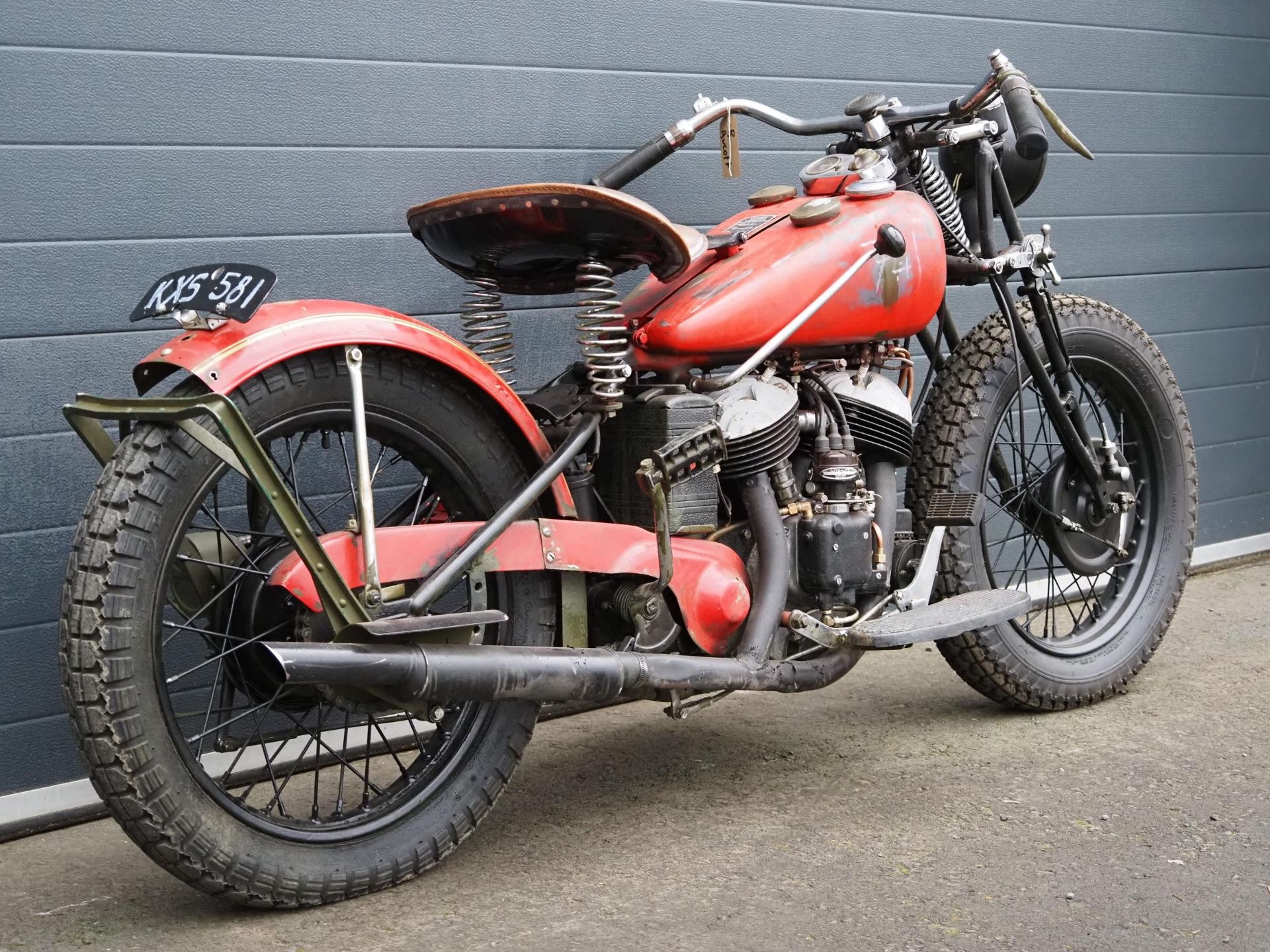 Indian 741 Scout motorcycle. 500cc. 1939. Engine No. 73565 Last ridden in January 2024. Comes with - Image 3 of 11