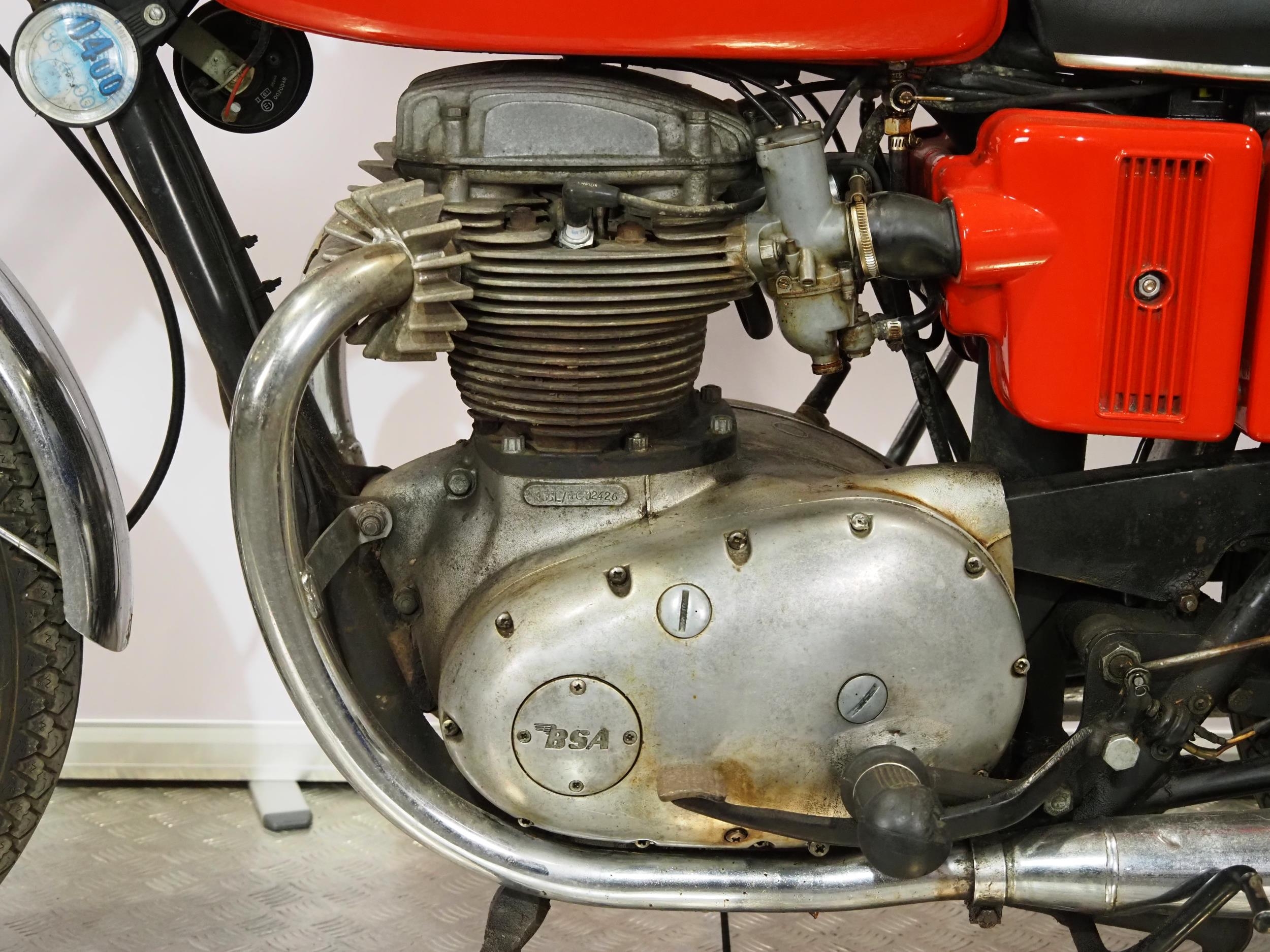 BSA A65 Lightning motorcycle. 1972. 650cc Frame No. A65L/NG02426 Engine No. A65L/NG02426 Part of a - Image 6 of 7