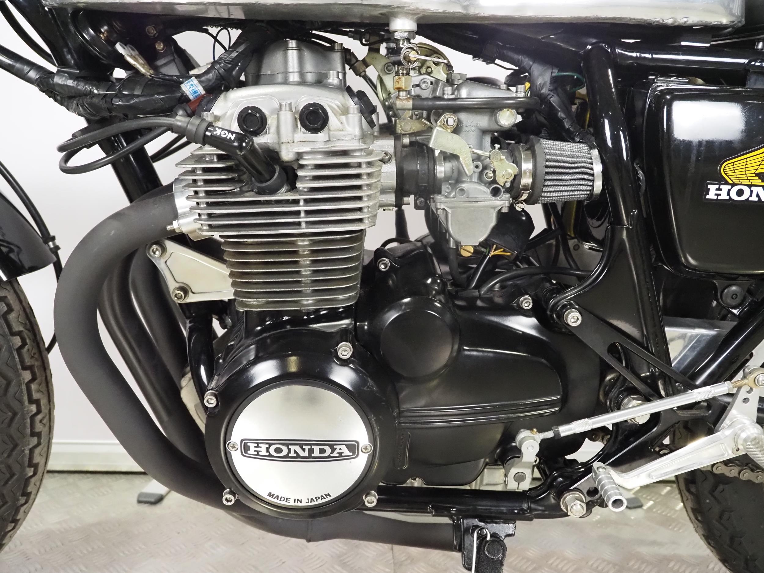 Honda CB400/4 custom motorcycle. 1977. 460cc Frame No. CB400F2-1075883 Engine No. CB400FE-1054348 ( - Image 7 of 8