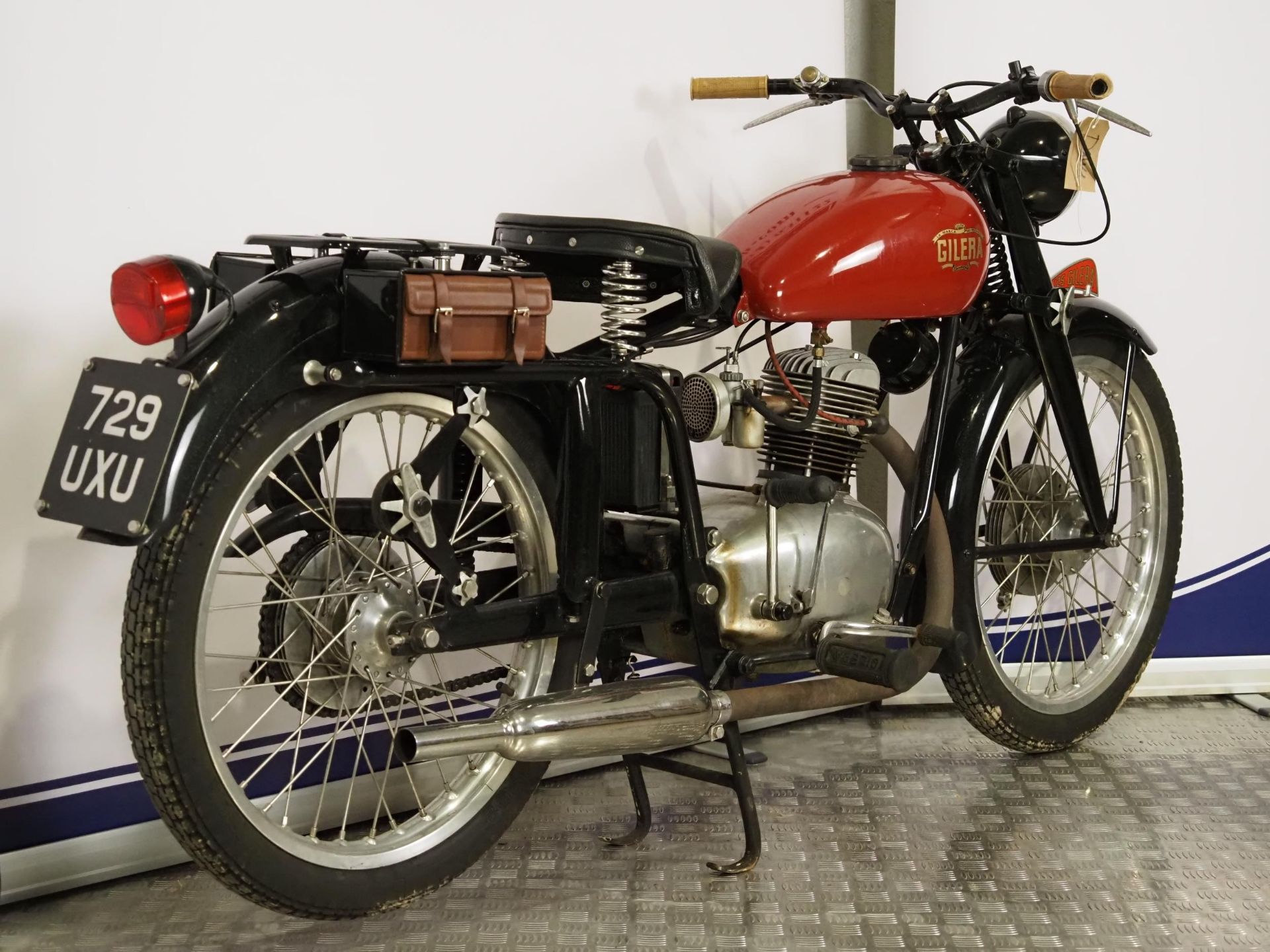 Gilera 125 Tourer motorcycle. 1949. 125cc Engine No. 16439 Good compression. Reg. 729 UXU. V5 - Image 4 of 6