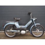 Puch Maxi S moped. 49cc. 1979. Frame No. 5330703 Engine No. 5330703 Runs and rides. Needs light