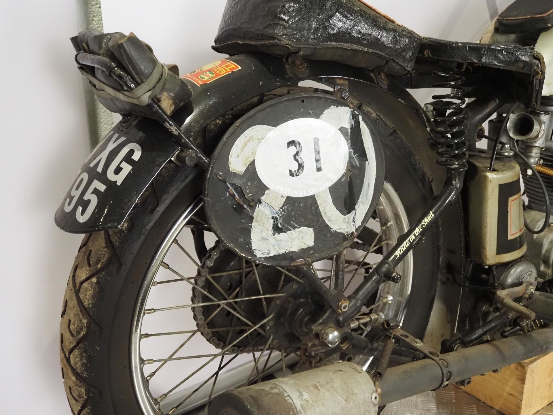 Norton International motorcycle. 1937. 490cc Frame No. 40 84803 Engine No. 67158 Engine turns over - Image 10 of 13