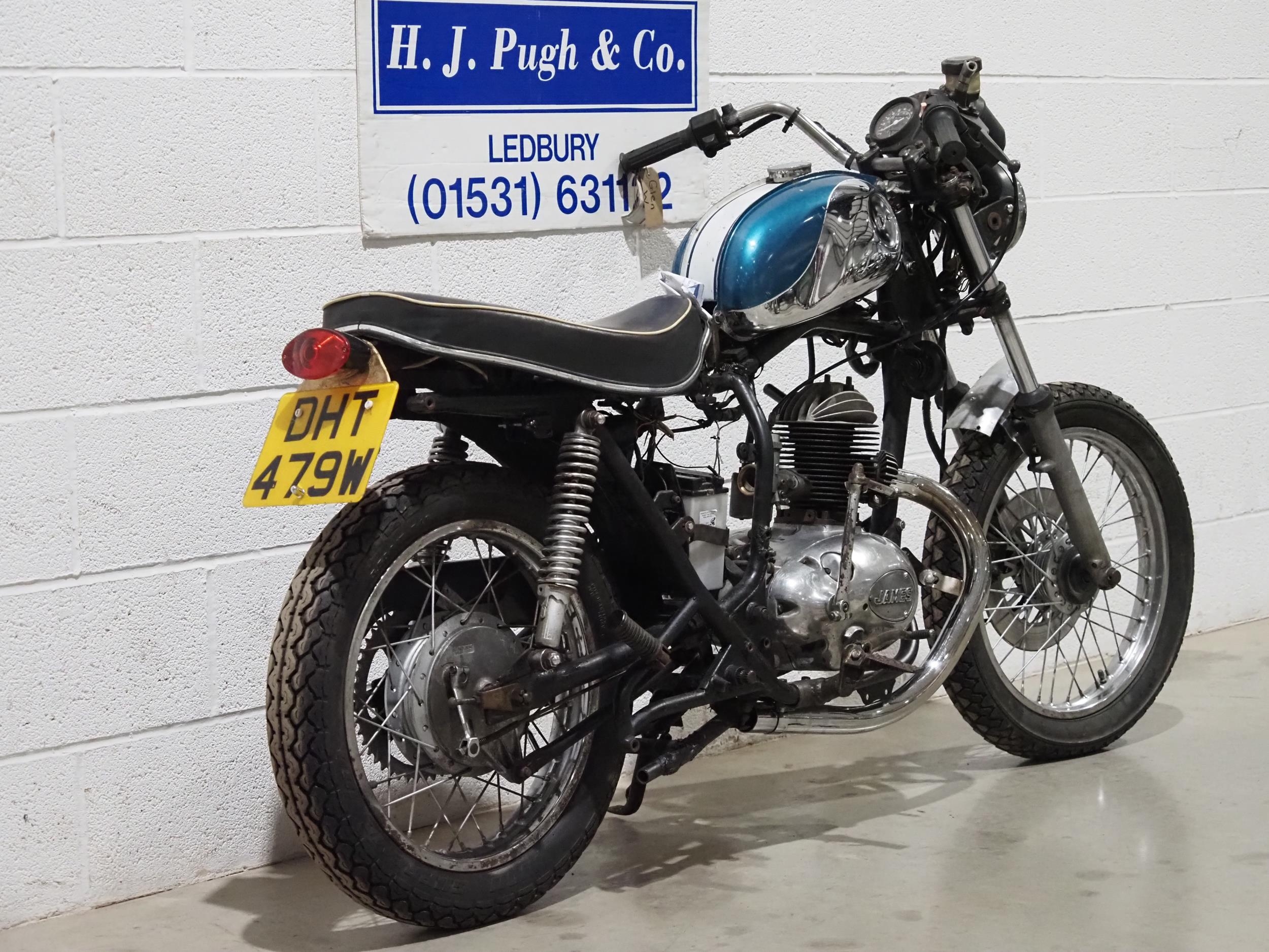 Suzuki GS250T motorcycle project. 1980. Fitted with a James 207 engine which turns over with - Image 3 of 6