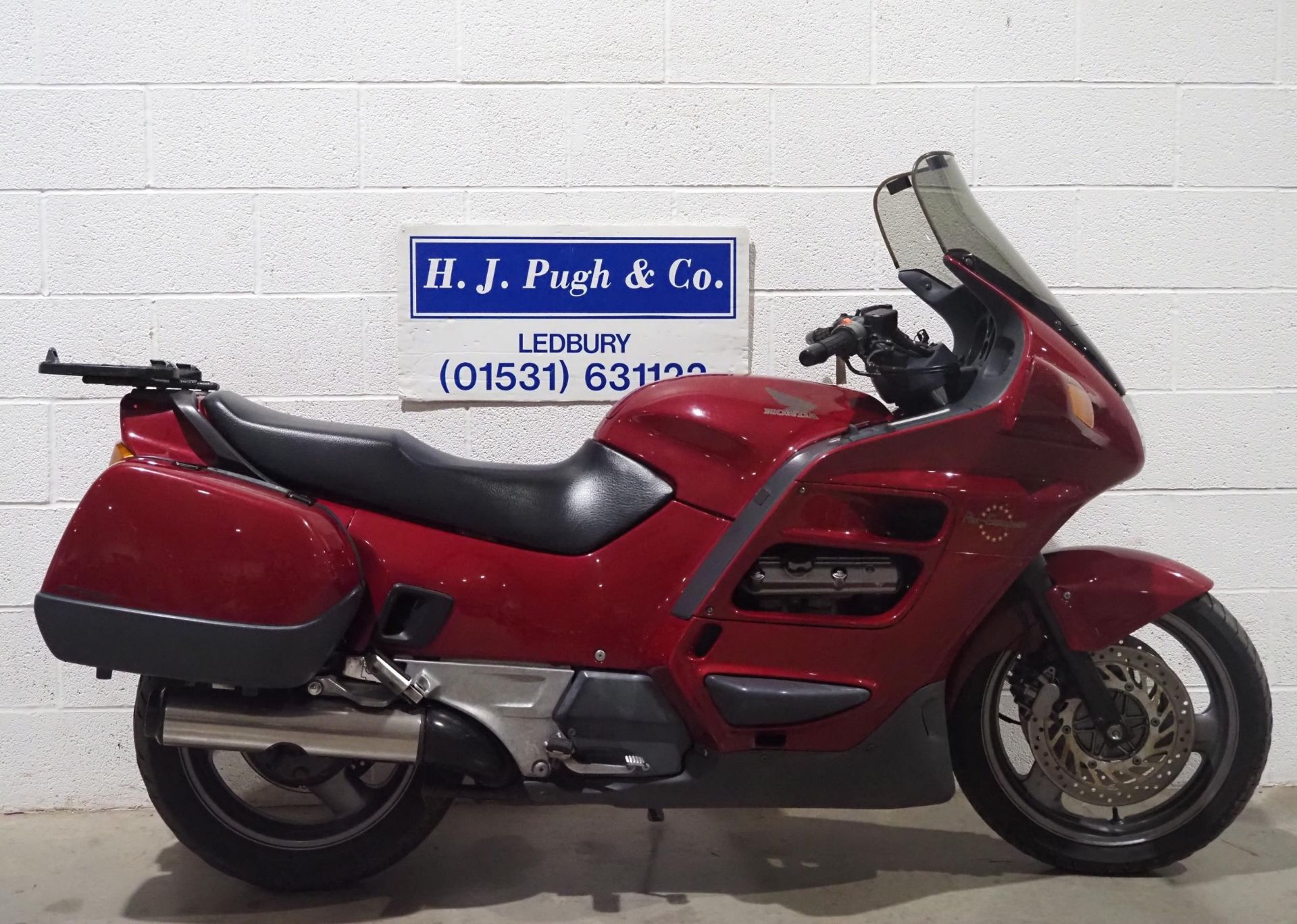 Honda ST1100 Pan European motorcycle. 1992. 1099cc. Runs and rides. Rode 80 miles to the saleroom.