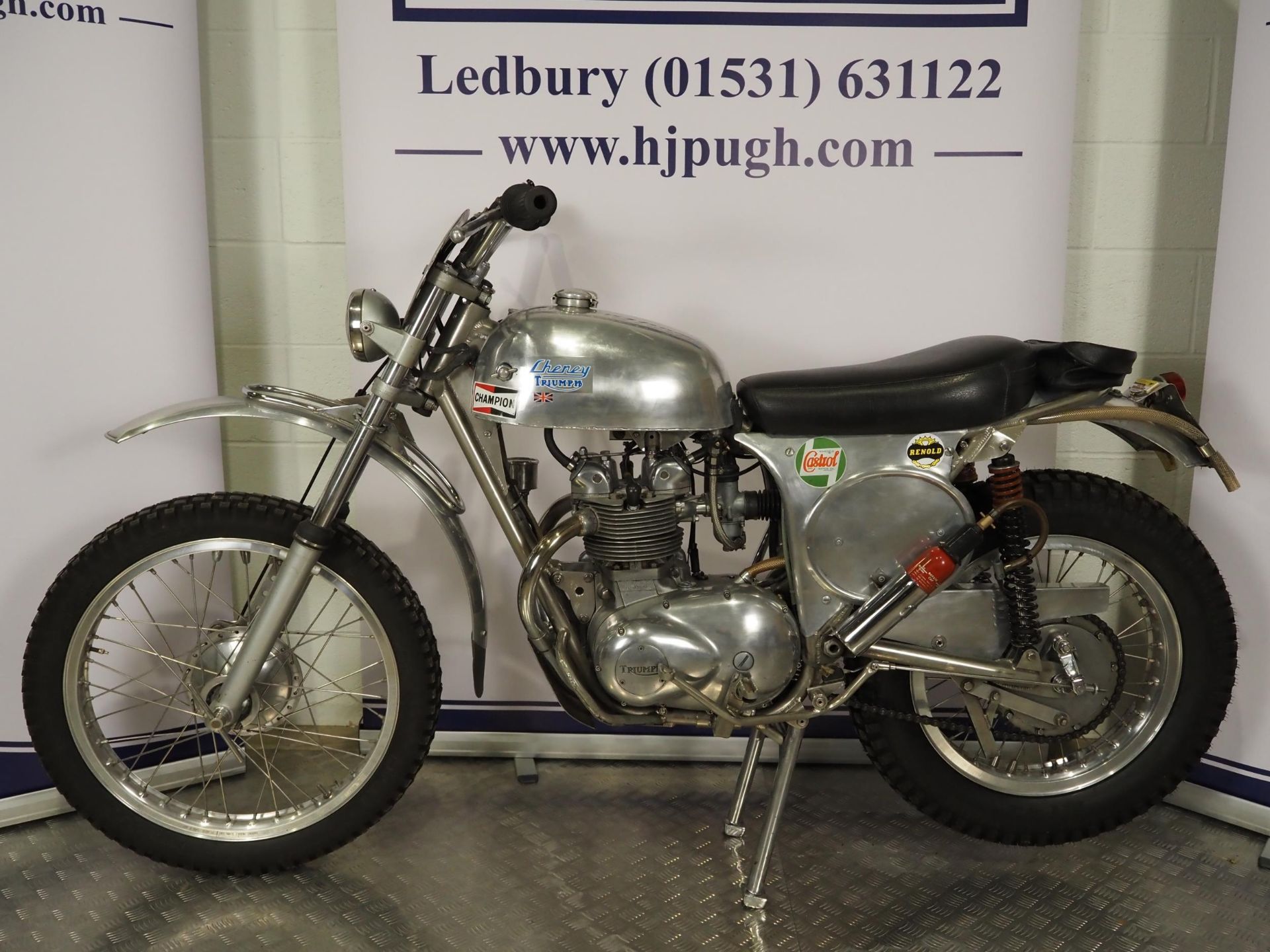 Cheney Triumph trials bike. 1970. 500cc Frame No-T109EC3679 Engine No. T100FC03679 Runs and rides, - Image 7 of 7