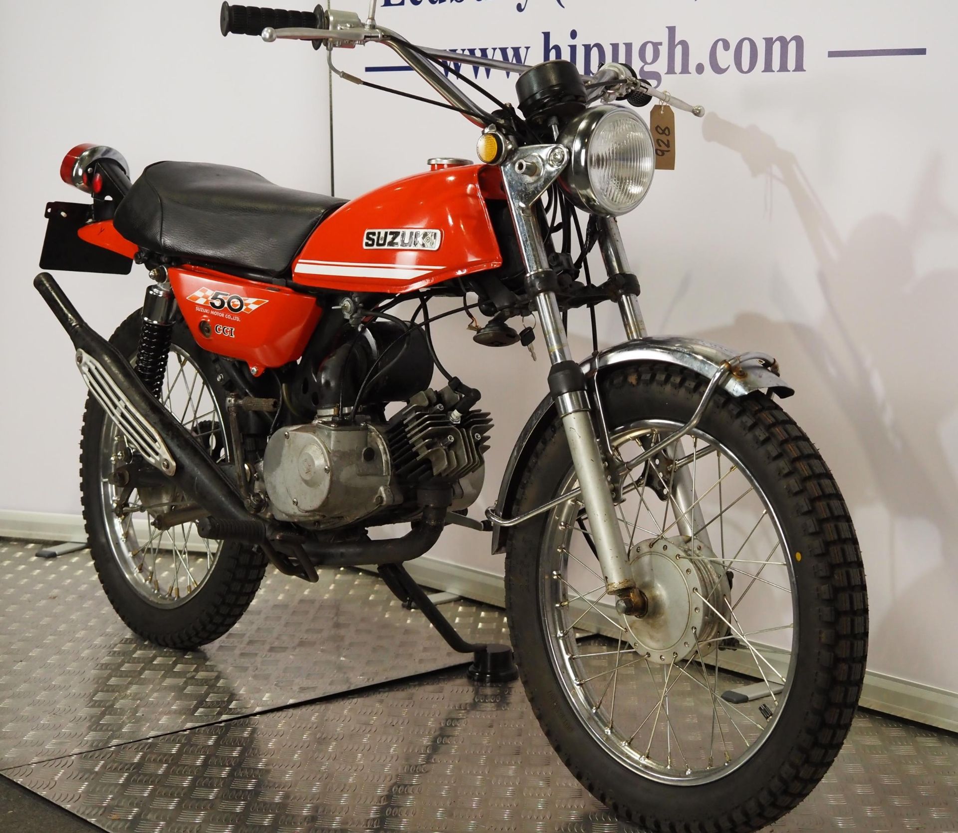 Suzuki TS50 motorcycle. 1971. 49cc. Frame No. TS50-16886 Engine number does not match V5. Runs and - Image 3 of 7