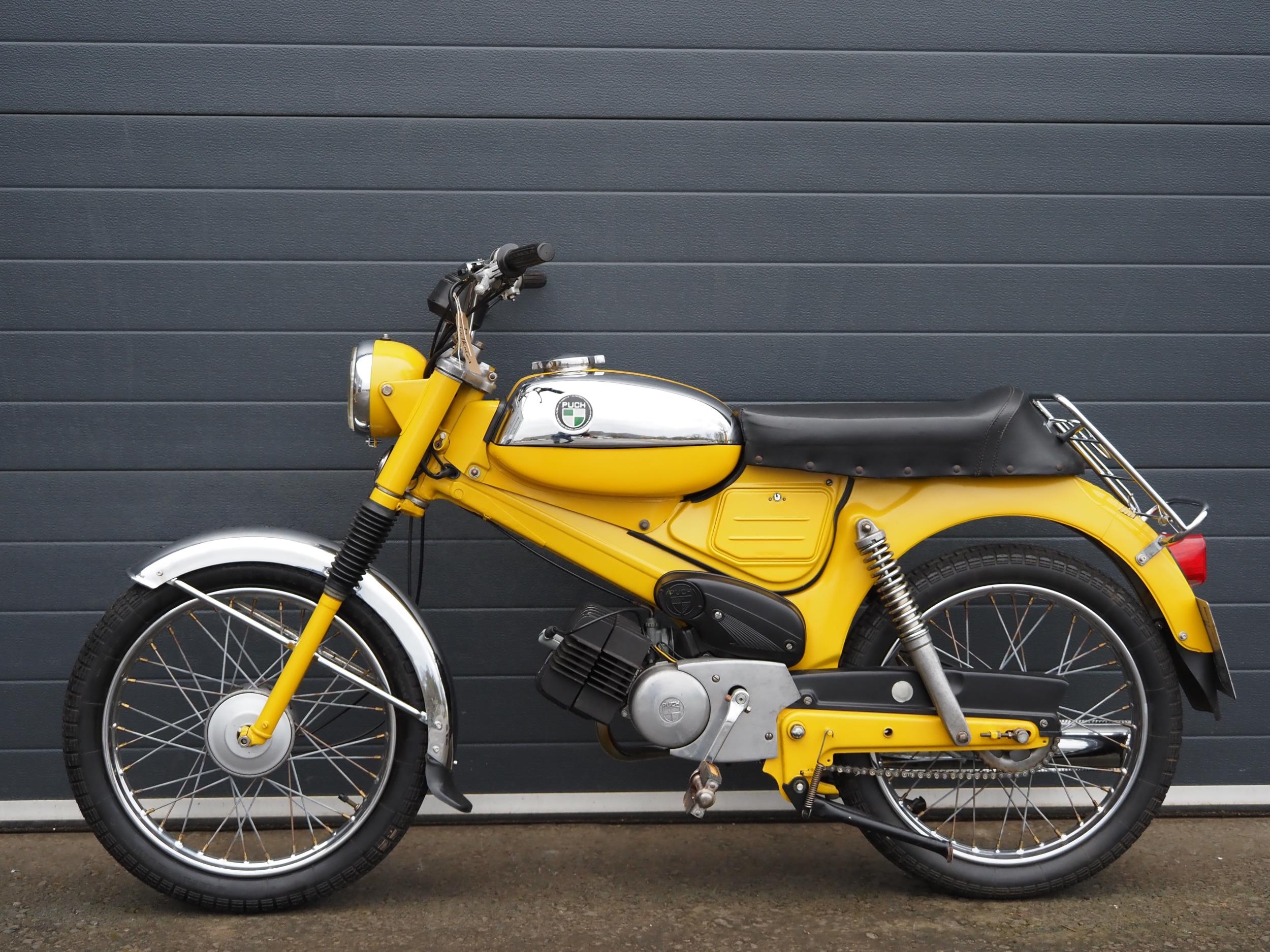Puch VZ50 moped. 49cc. 1975. Frame No. 6141.896 Engine No. 6141.896 Runs and rides. Needs light - Image 6 of 6