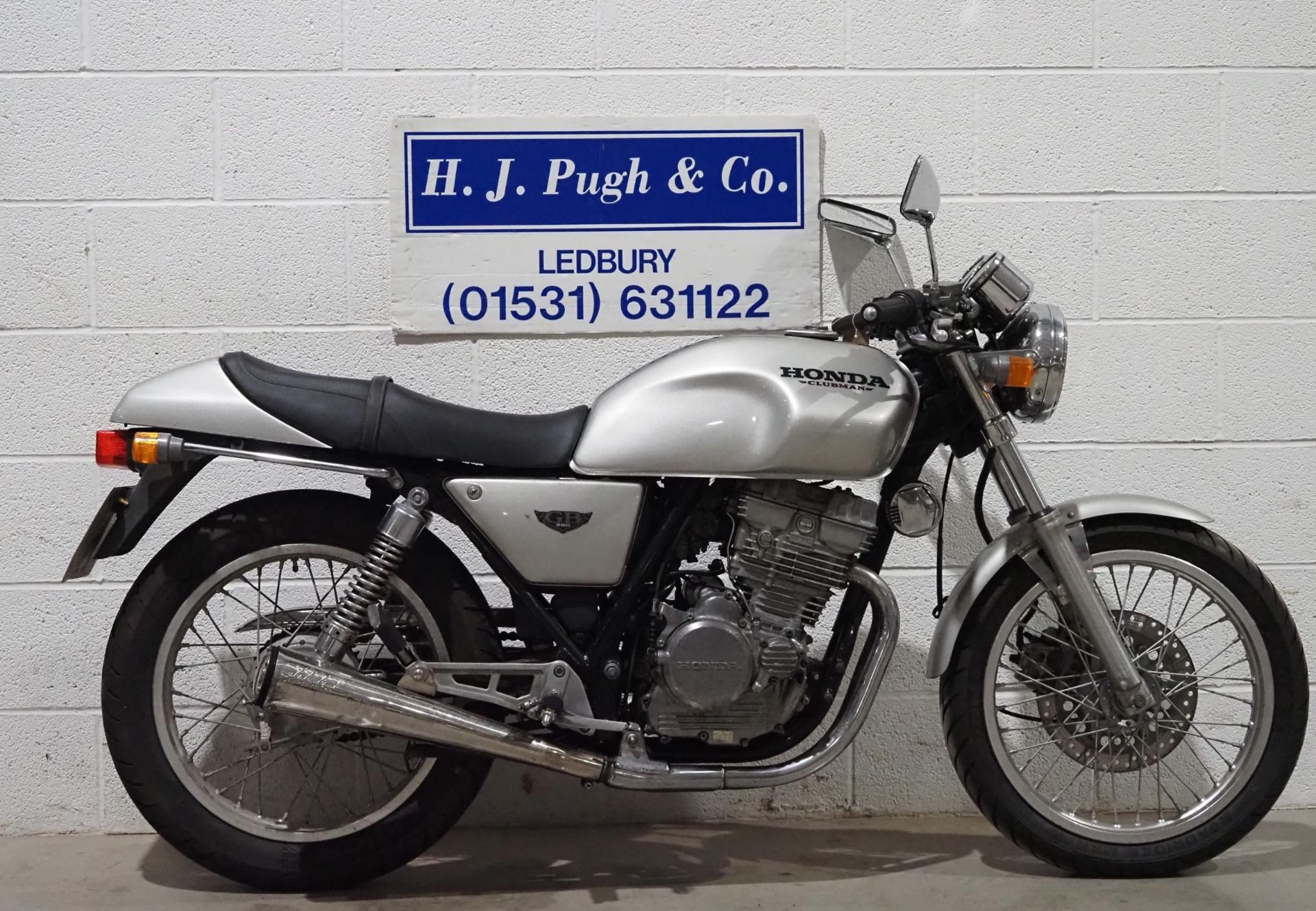 Honda Clubman GB250 motorcycle. 1985. 249cc. Frame No. MC10-1400792 Engine No. MC10E-1500494 Reg.