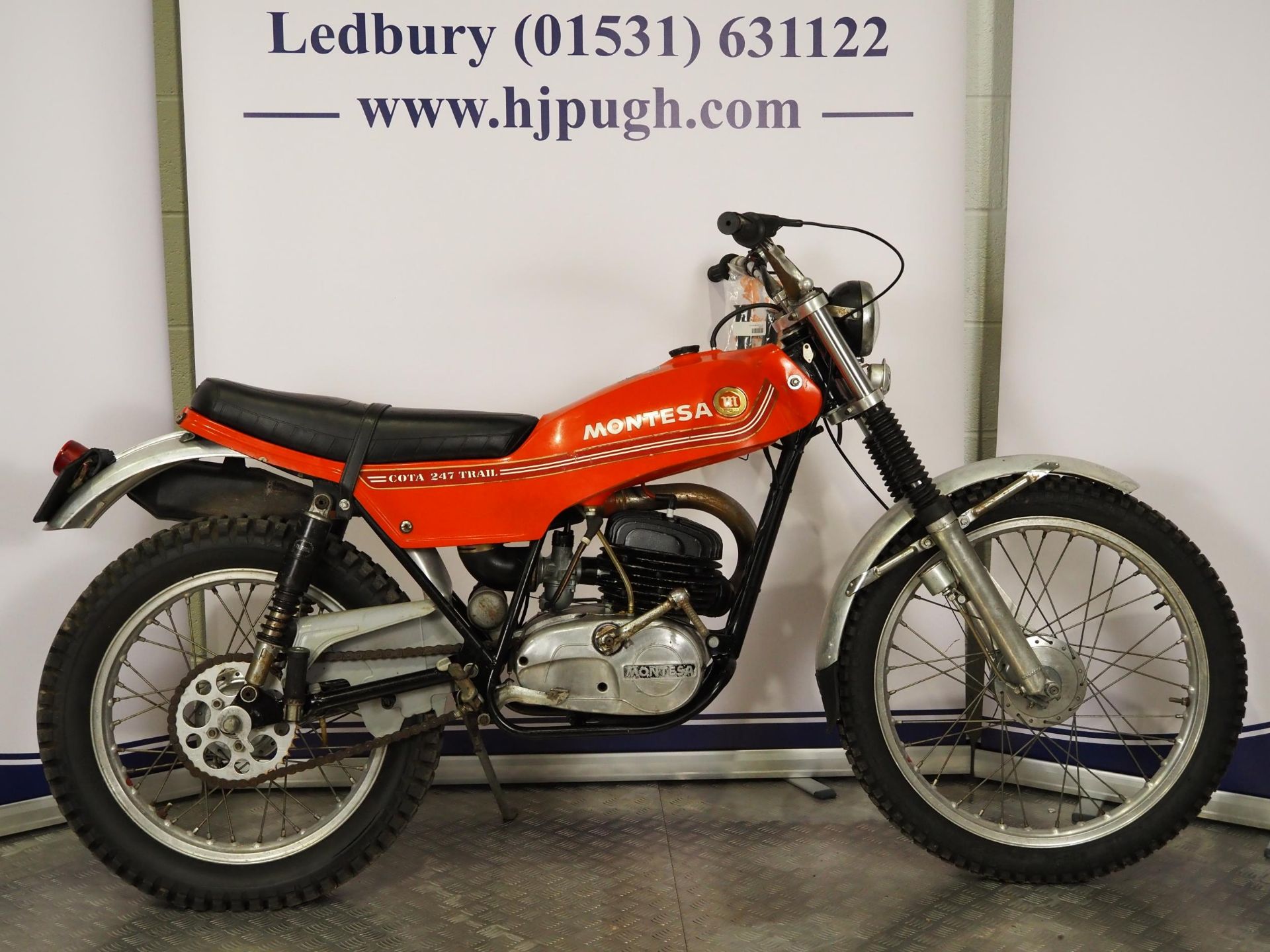 Montesa Cota 247 trail bike. Frame No. 21M28438 Engine No. 21M23438 Runs Engine turns over with good