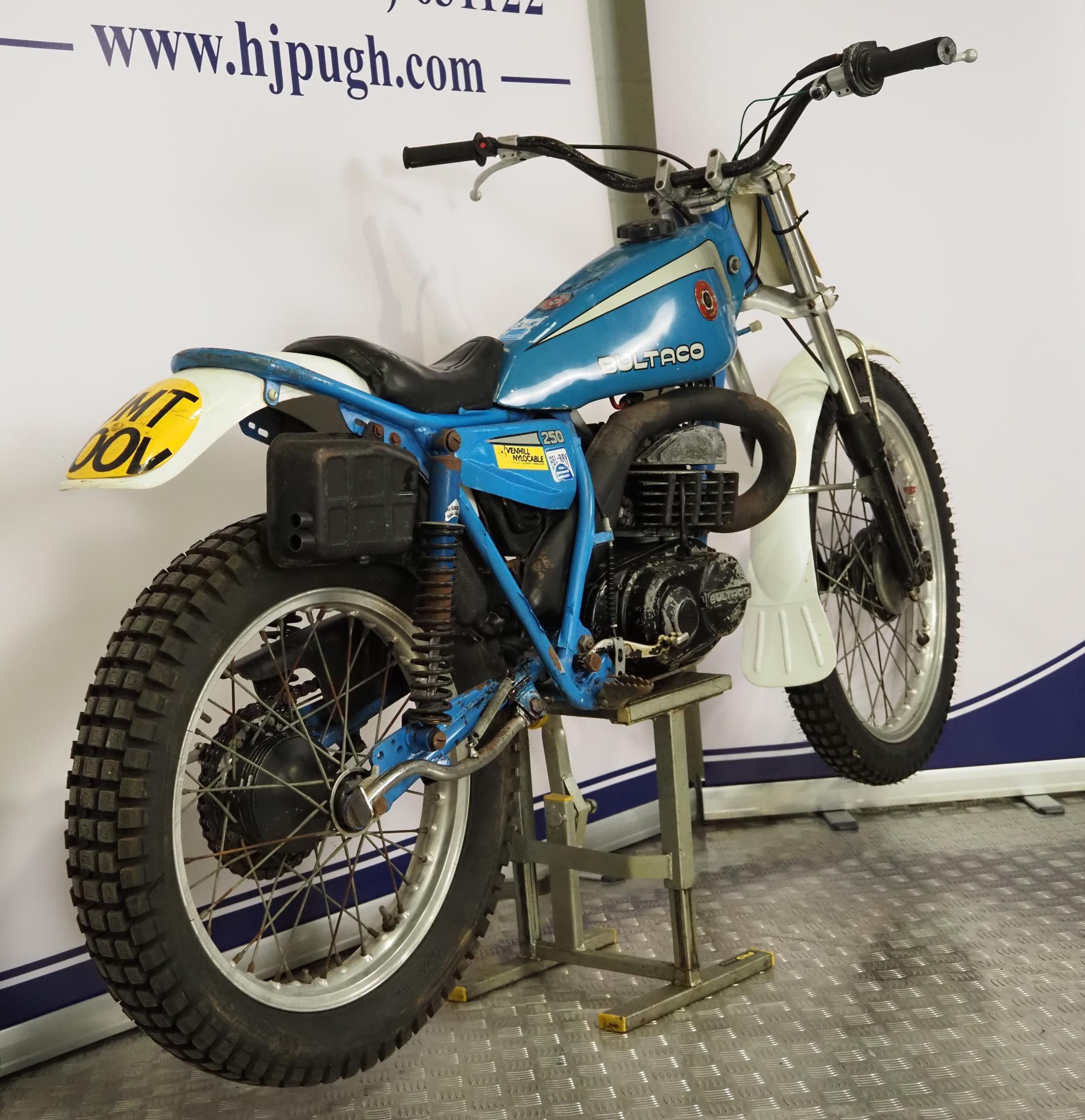 Bultaco 250 Sherpa trials bike. 1978. 250cc Frame No. RB19801866A Engine No. RM19801866A Runs and - Image 3 of 5