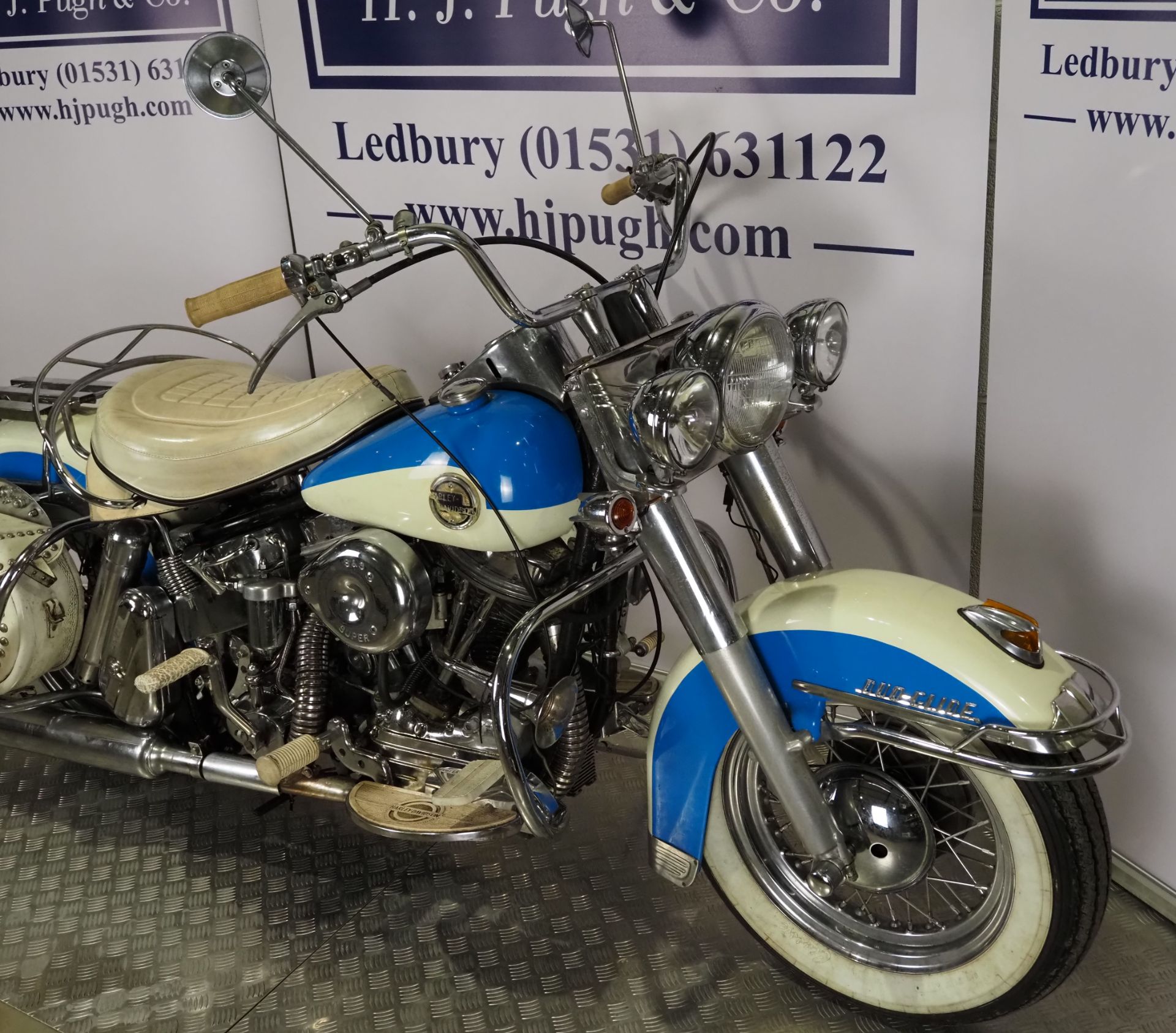 Harley Davidson Duo Glide motorcycle. 1958. 1200ccEngine No. 58FLH6572Runs and rides. Fitted with - Image 2 of 10