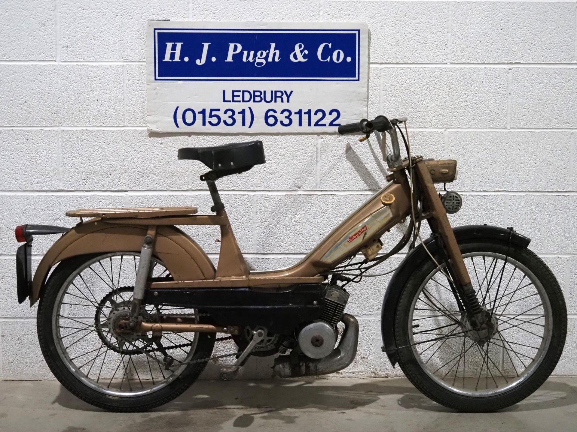 Motobecane Mobylette moped. 1970. Engine No. 8002169 Has been stored for some time. No docs.