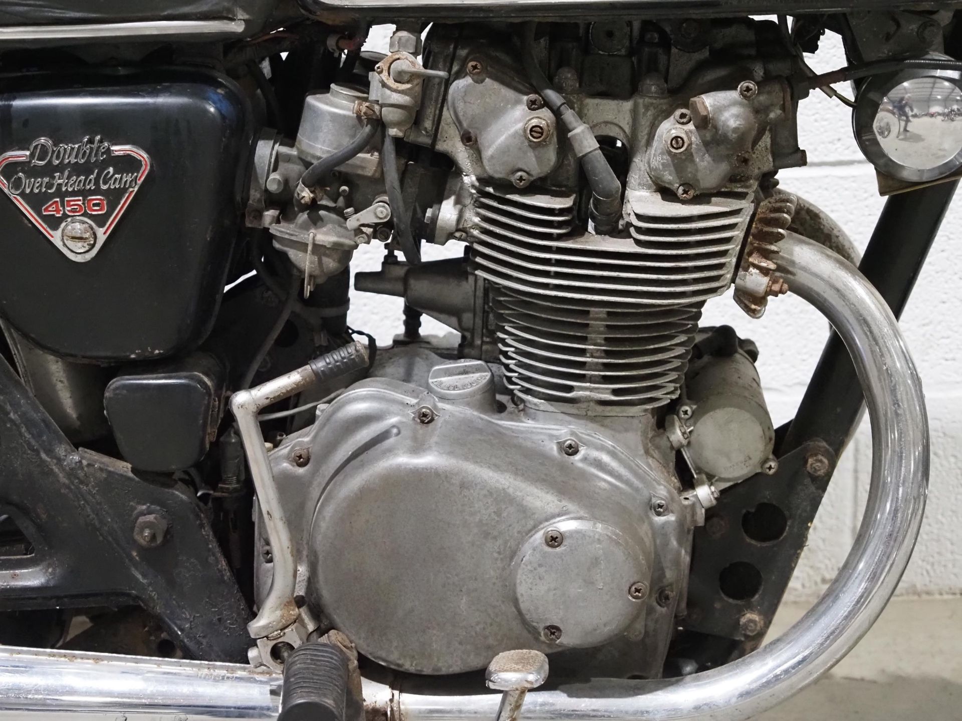 Honda 450KS motorcycle. 1972. 444cc. Frame No. CB450E5002090 Engine No. CB450E5002050 Engine turns - Image 4 of 6