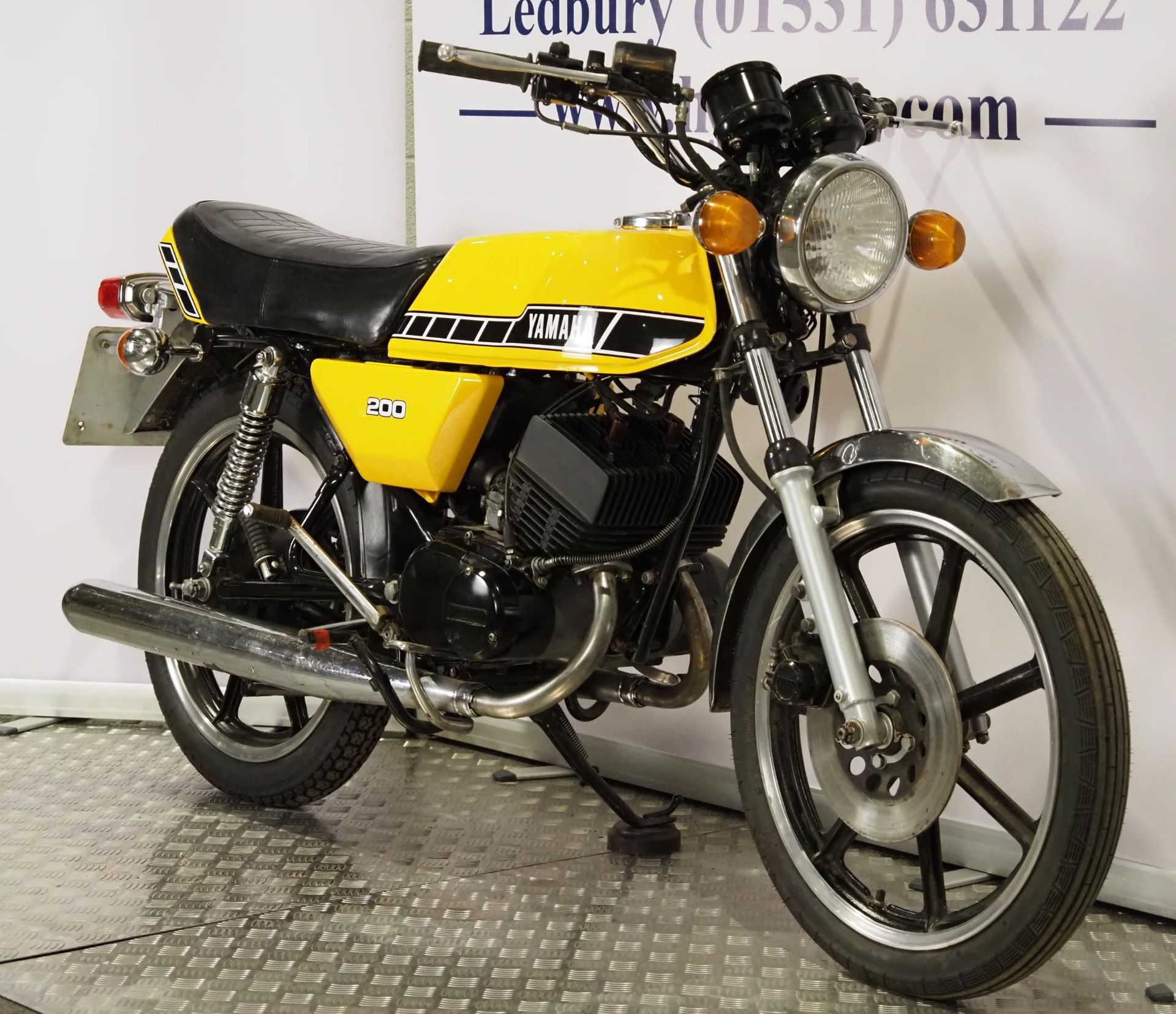 Yamaha RD200. 1980. 124cc. Frame No. 1E80400707 Engine No. 1E8400707 Engine turns over but will - Bild 2 aus 6