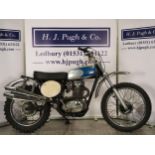 Triumph TR5MX motorcycle. 1973. 499cc. Frame No. 75563 Engine No. TR5MXHH75563 Running when dry