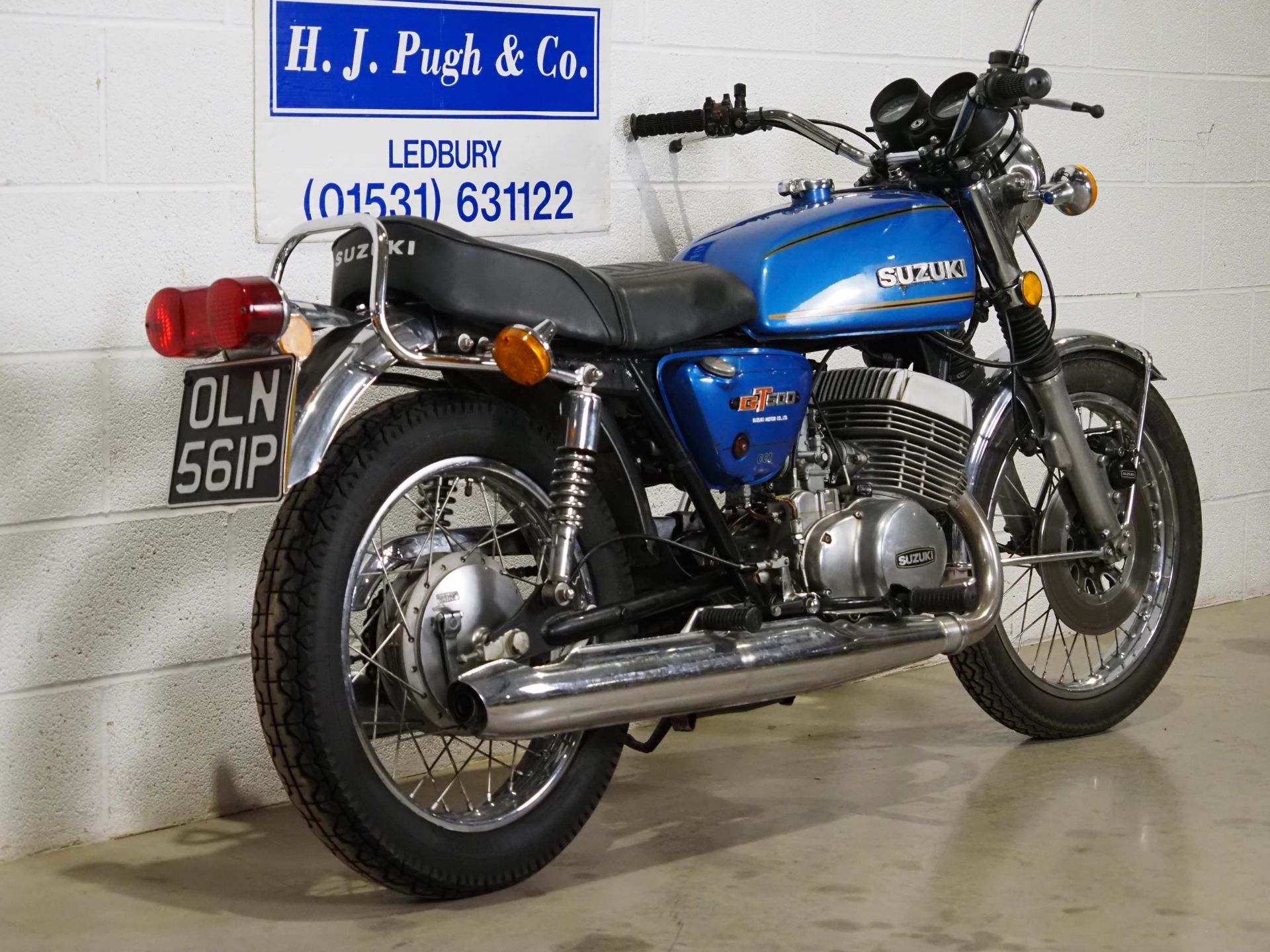 Suzuki GT500 motorcycle. 1976. 493cc. Frame No.100193 Engine No. 100445 UK supplied bike. Runs and - Image 4 of 7