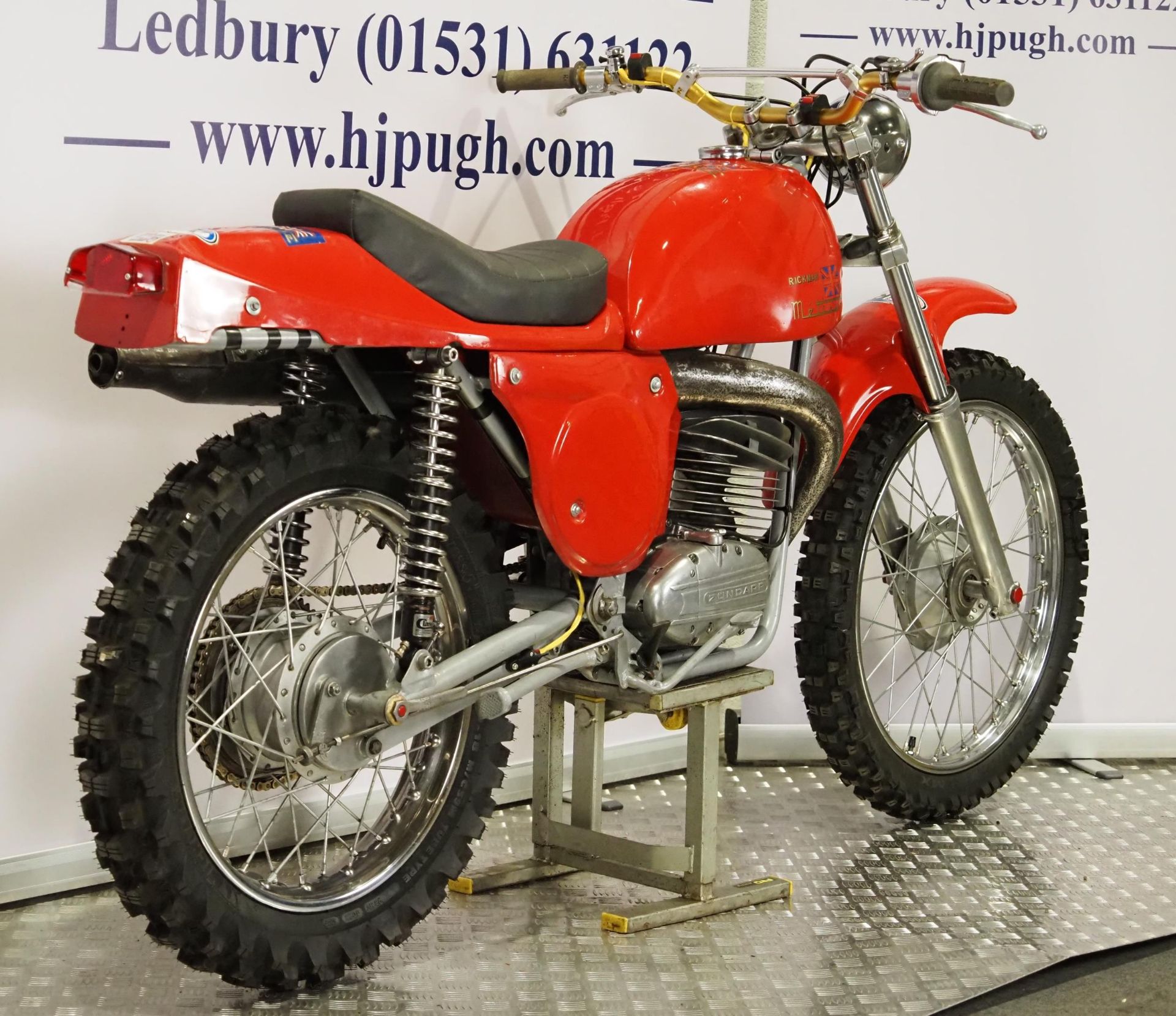 Rickman Metisse Zundap trials motorcycle. 1975. 175cc Engine No. 4648327 Runs and last ridden in - Image 3 of 9