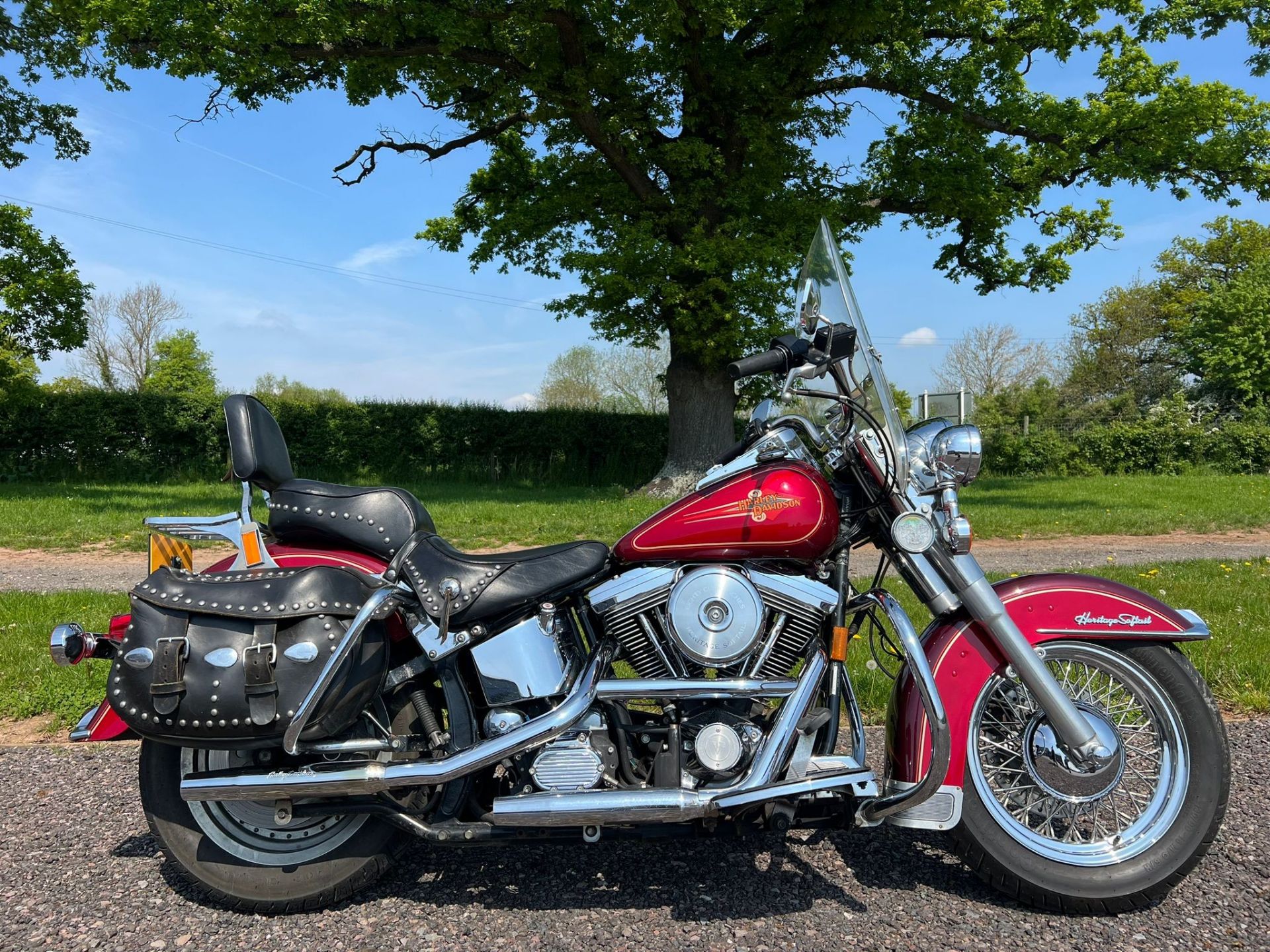 Harley Davidson FLSTC Heritage Softail motorcycle. 1995. 1340cc. Runs and rides well, ridden to - Image 2 of 11