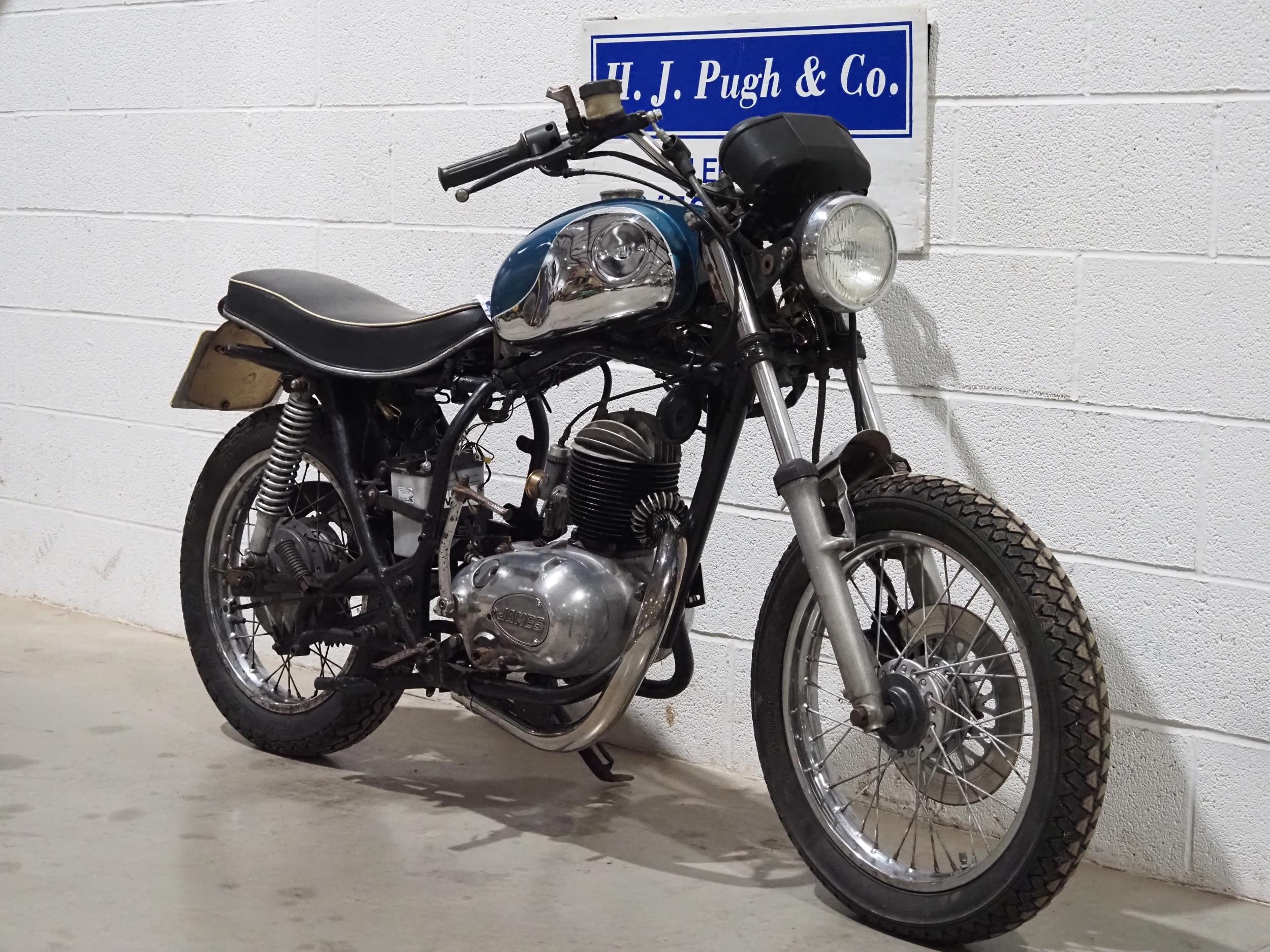 Suzuki GS250T motorcycle project. 1980. Fitted with a James 207 engine which turns over with - Image 2 of 6