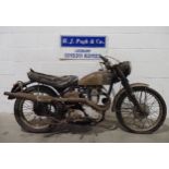 BSA ZB32 Gold Star competition motorcycle project. 1949. 350cc Frame No. ZB31 10005 Engine No.