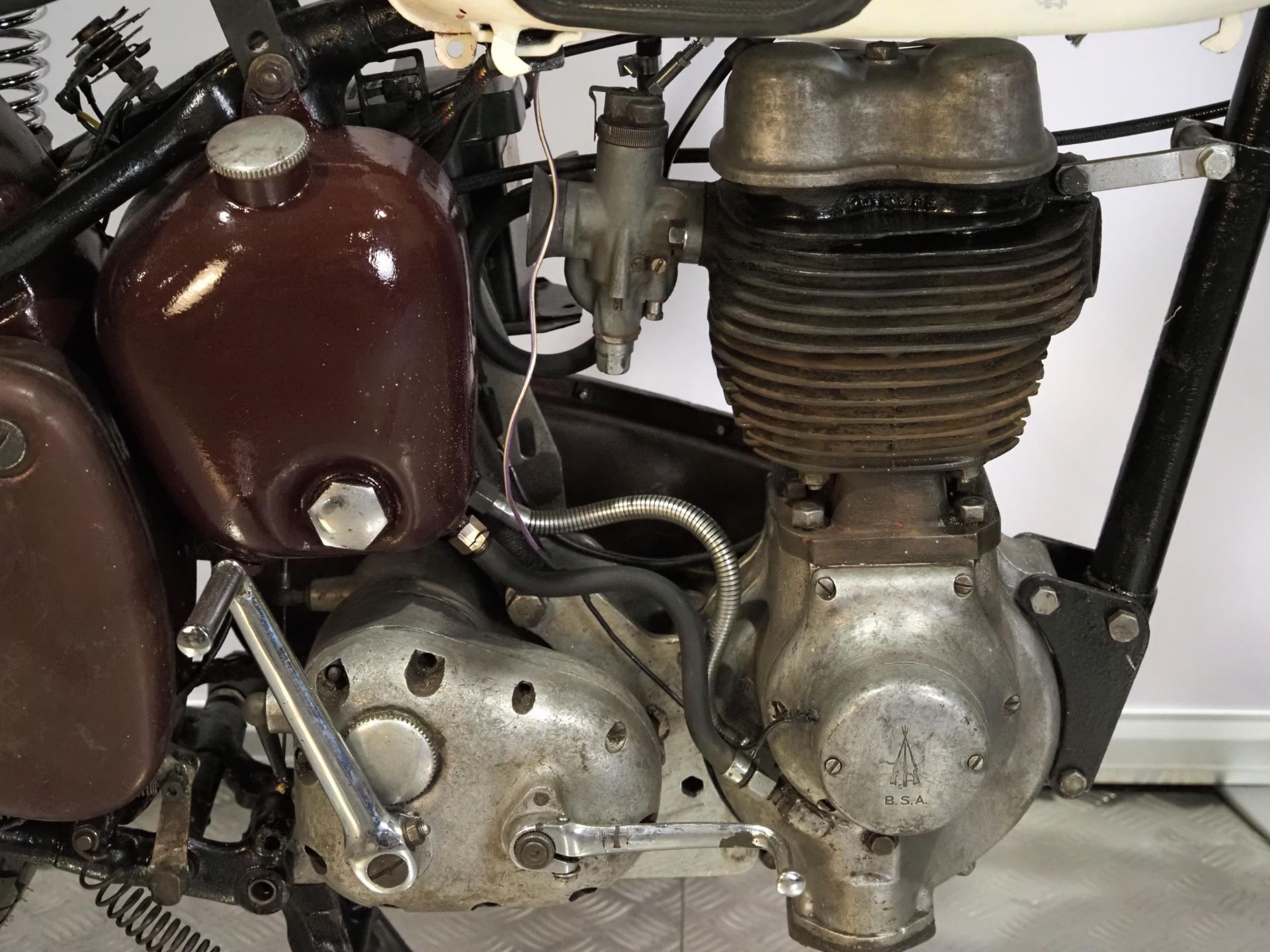 BSA C11G motorcycle project. 1955. 250cc. Frame No. BC11S 56721 Engine No. BC11G 23059. Does not - Image 4 of 6