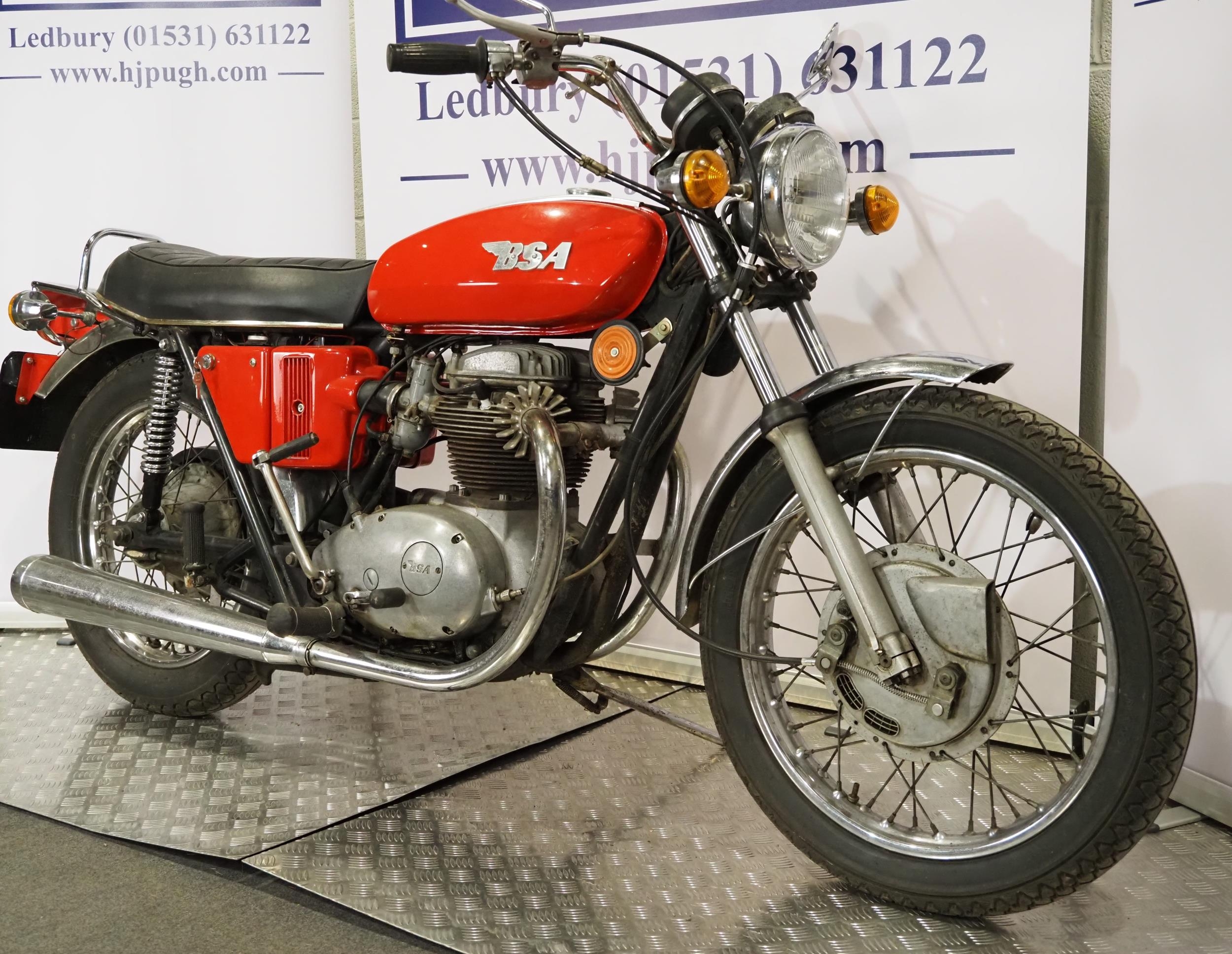 BSA A65 Lightning motorcycle. 1972. 650cc Frame No. A65L/NG02426 Engine No. A65L/NG02426 Part of a - Image 2 of 7