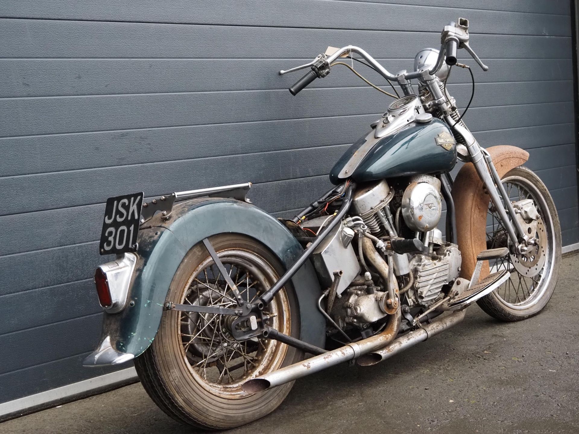 Harley Davidson Panhead motorcycle project. 1200cc. 1948. Frame No. SABTVR03931192176 Engine No. - Image 3 of 6