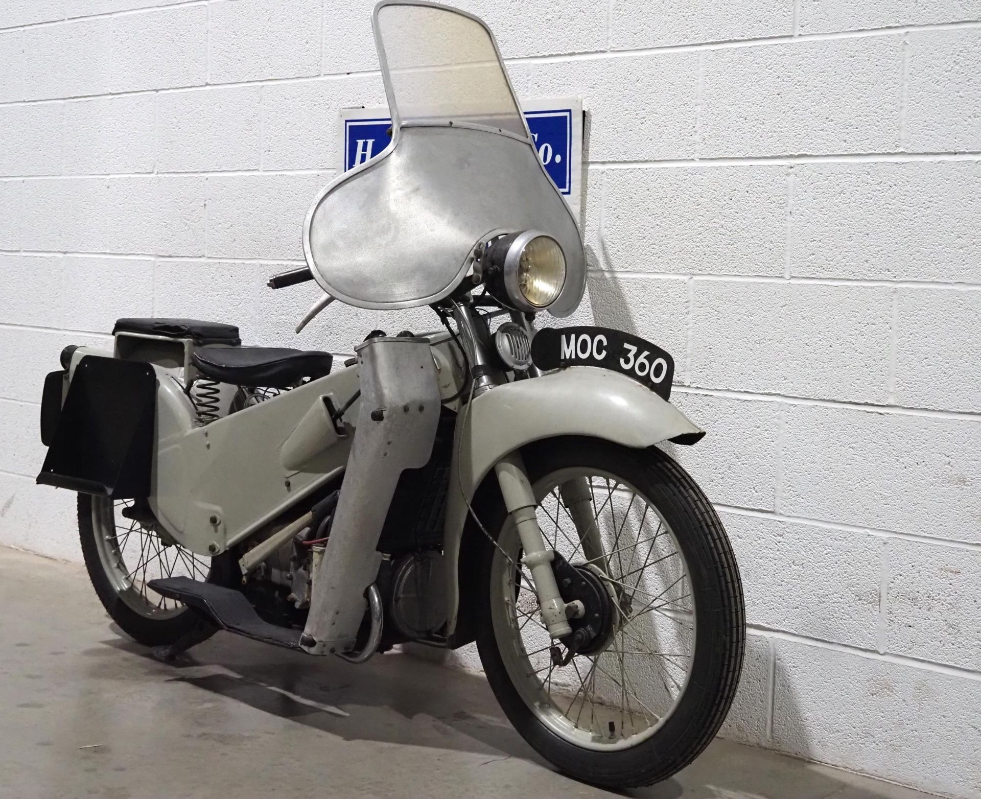 Velocette LE200 motorcycle. 1952. 192cc. Frame No. 12930 Engine No. 14393 Runs and rides. With water - Image 2 of 6