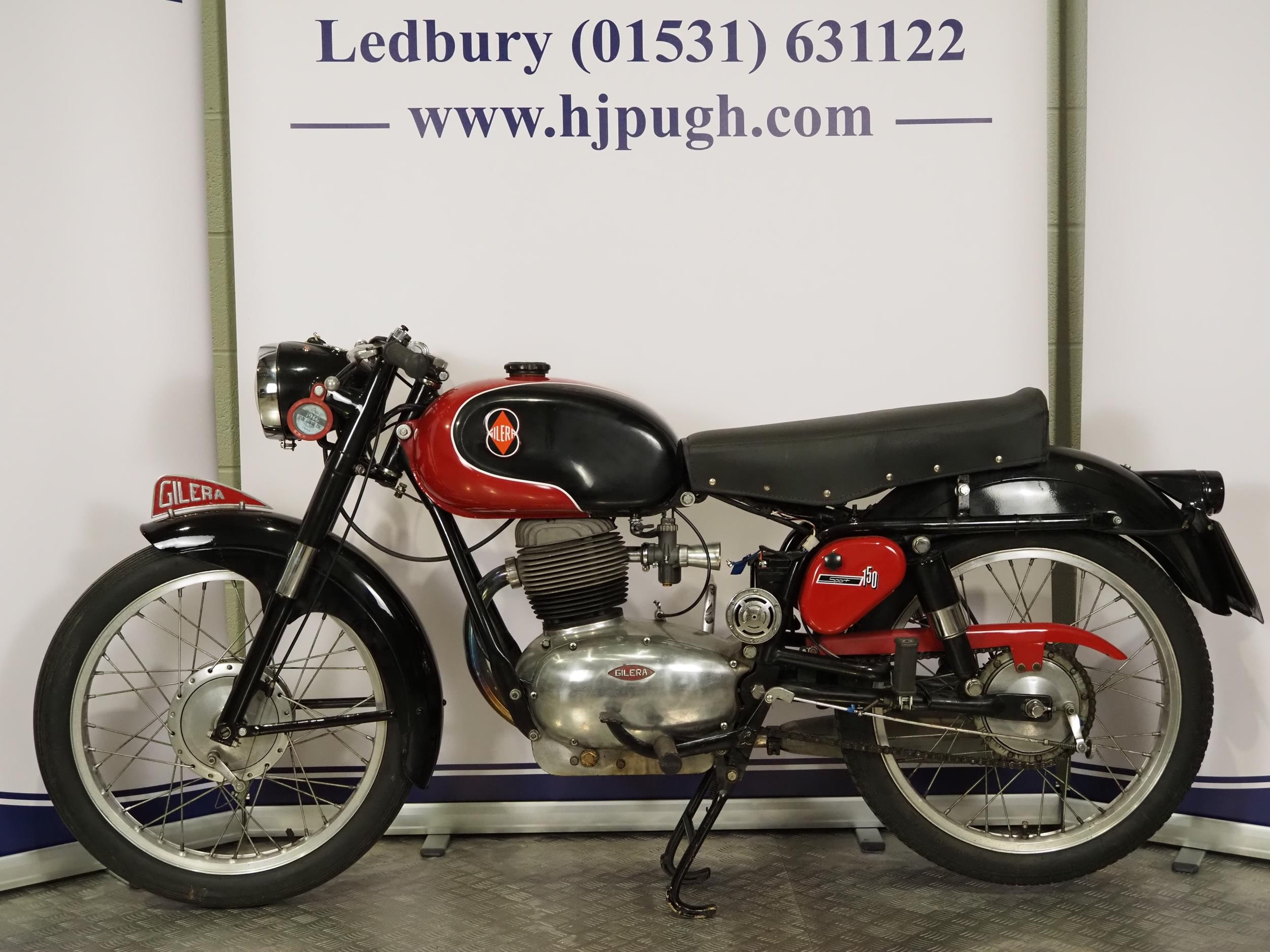 Gilera 150 Sport motorcycle. 1954. 150cc Frame No. 182-9354 Engine No. 188-4130 Runs and rides. Last - Image 7 of 7