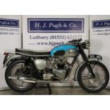 Triumph Bonneville T120 motorcycle. 1961. 650cc Frame No. D11903 Engine No. D11903 Runs and rides