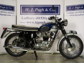 Triumph T120 Bonneville motorcycle. 1965. 650ccFrame No. T120-DU19874Engine No. T120-DU19874Runs and