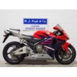 Honda CBR600 RR motorcycle. 2006. 599cc. Frame No. JH2PC37A45M209433 Engine No. PC37E2328092 Runs
