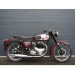 BSA A7 motorcycle. 500cc. 1959. Frame No. A716580 Engine No. CA7 1620 Runs and rides well, lots of