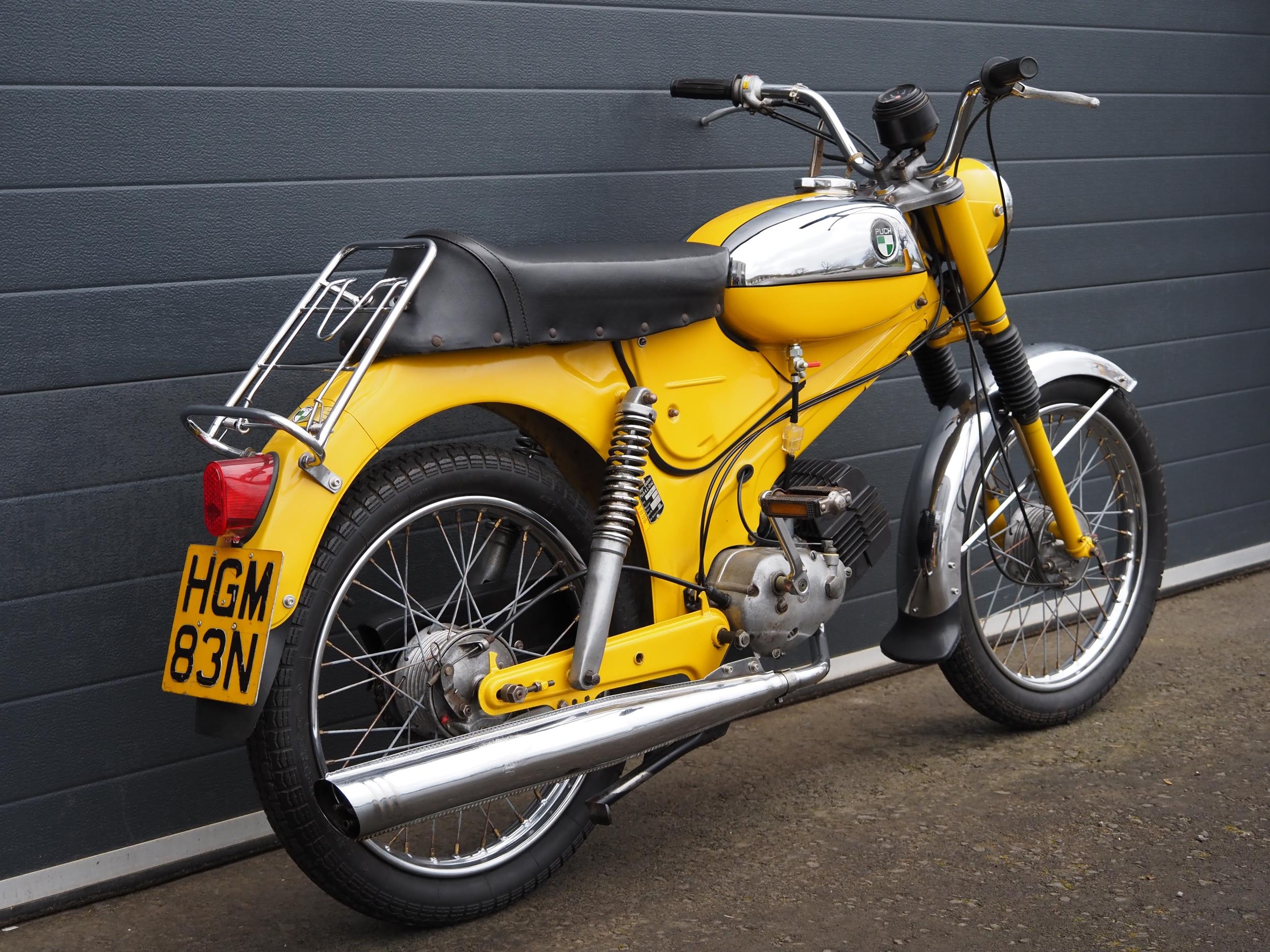 Puch VZ50 moped. 49cc. 1975. Frame No. 6141.896 Engine No. 6141.896 Runs and rides. Needs light - Image 3 of 6