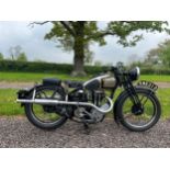 AJS Model 26 motorcycle. 1937. 347cc Frame No. 6431 Engine No. 37/26/5147S Runs and rides, last