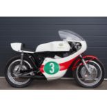 Yamaha TZ250 TD3 twin road racer. 1972. 250cc. In original condition with 4LS front and rear brakes,