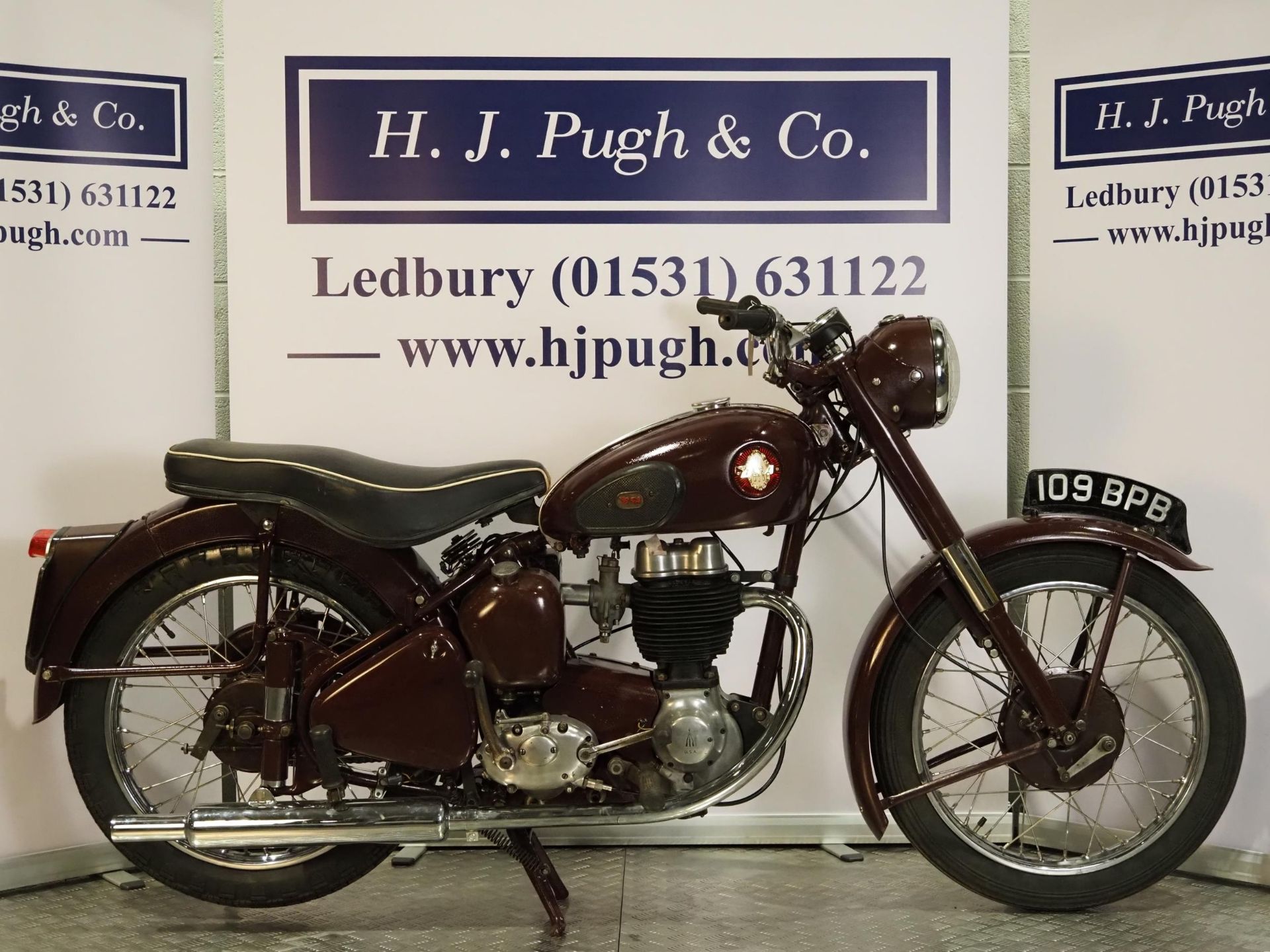 BSA C11G motorcycle. 1956. 250cc. Frame No. BC115416998 Engine No. BC11G22568 Engine turns over with