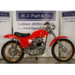 Rickman Metisse Triumph trials motorcycle. Frame No. 2774 Engine No. TR6C DU57551 Runs and last