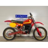 Maico MC250 motocross bike. 1982. 250cc. Frame No. 3531223 Engine No. MT3531165 Runs but requires