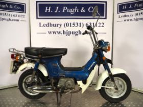 Honda CF70 Chaly motorcycle. 1973. 72cc Frame No. CF702008771 Engine No. CF70E208818 UK supplied