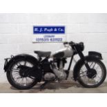 BSA B31 motorcycle project. 1946. 350cc. Frame No. XB319838 Engine No. XB317937 Requires