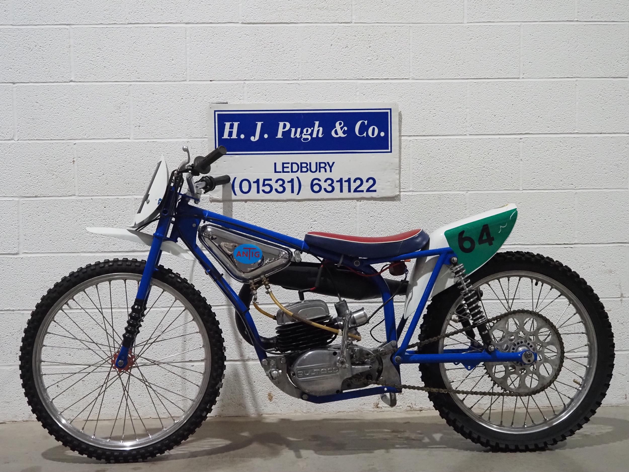 Antig Bultaco grass track bike. 250cc. Frame No. 75336 Engine No. TM21800030 Last ridden in March - Image 5 of 5