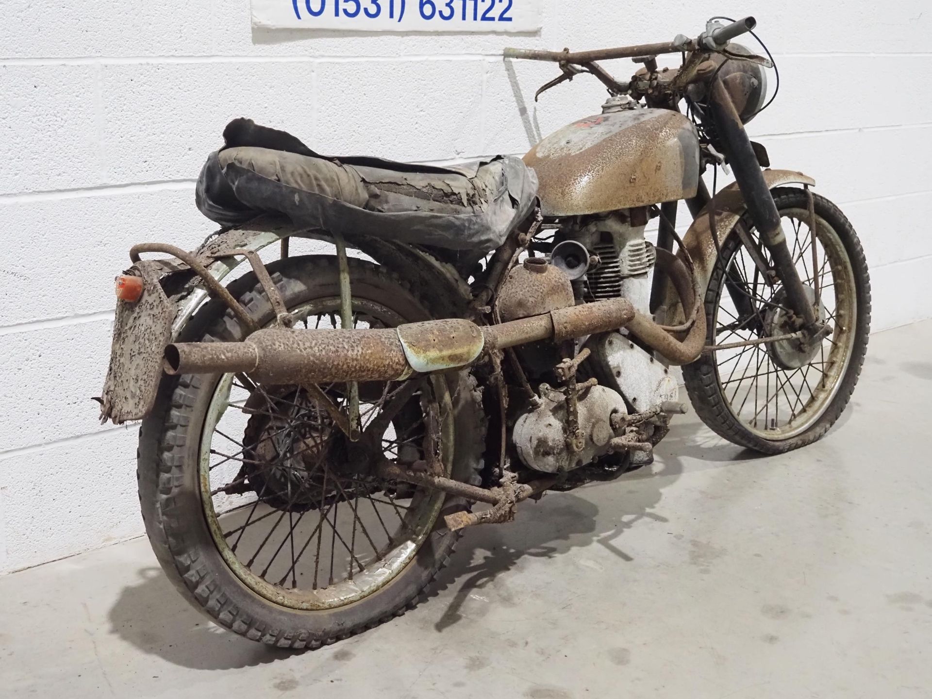 BSA ZB32 Gold Star competition motorcycle project. 1949. 350cc Frame No. ZB31 10005 Engine No. - Image 3 of 7